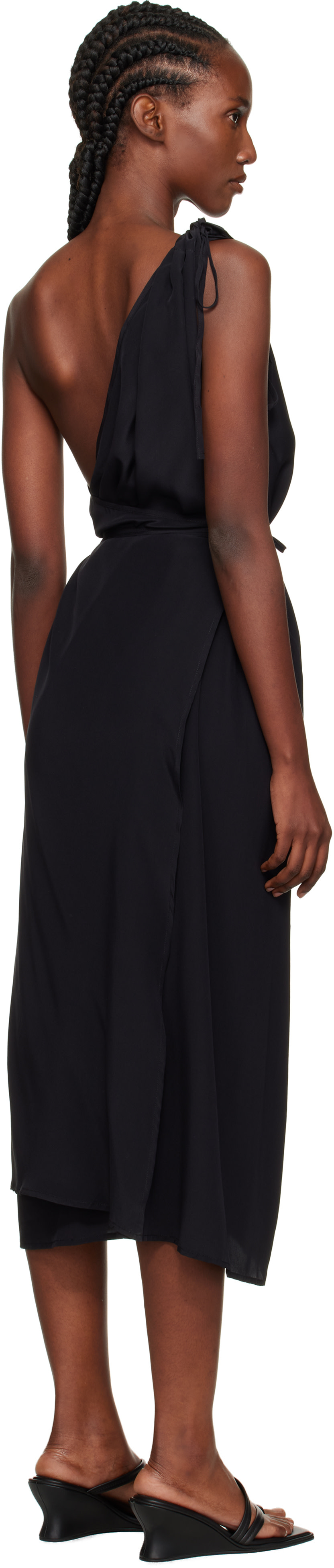 Baserange - Robe midi View noire