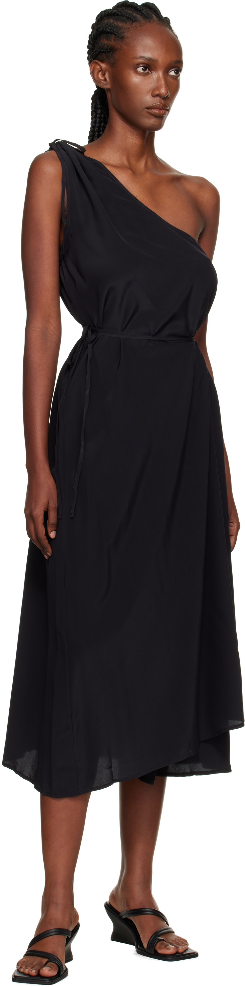 Baserange - Robe midi View noire