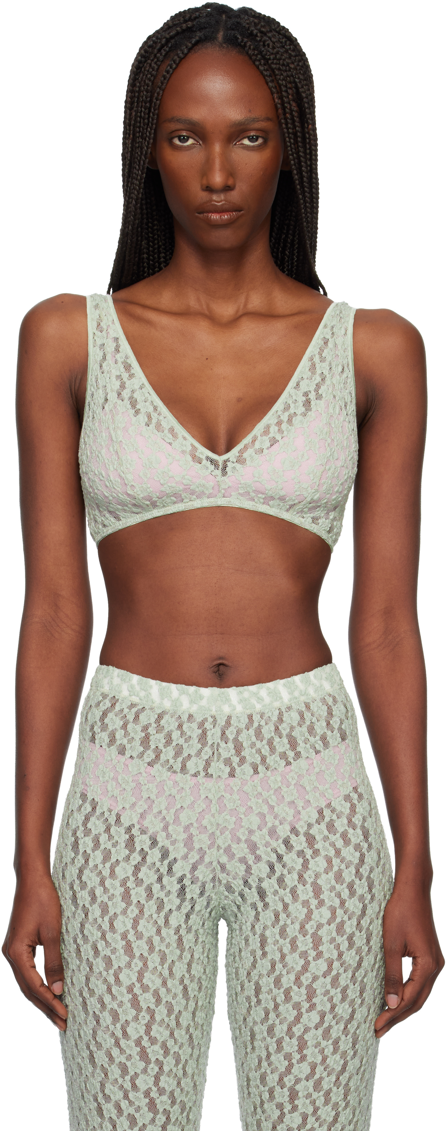 Baserange - Soutien-gorge léger Crescent vert