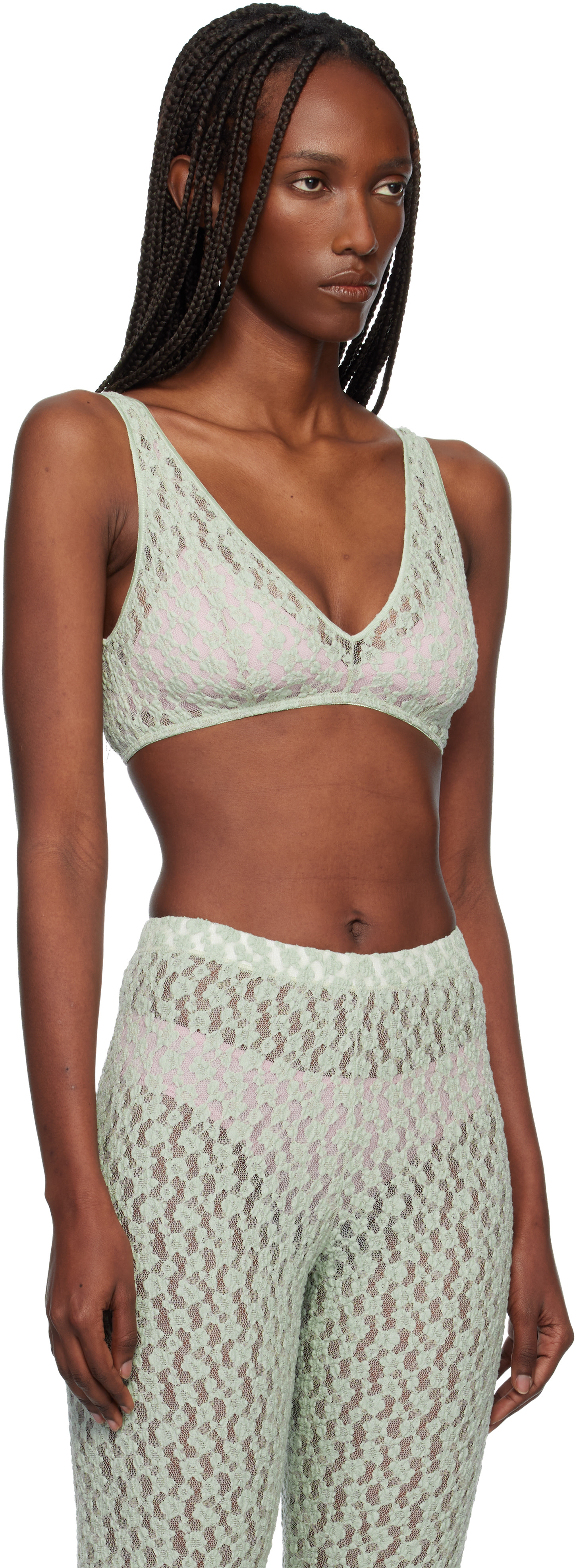 Baserange - Soutien-gorge léger Crescent vert