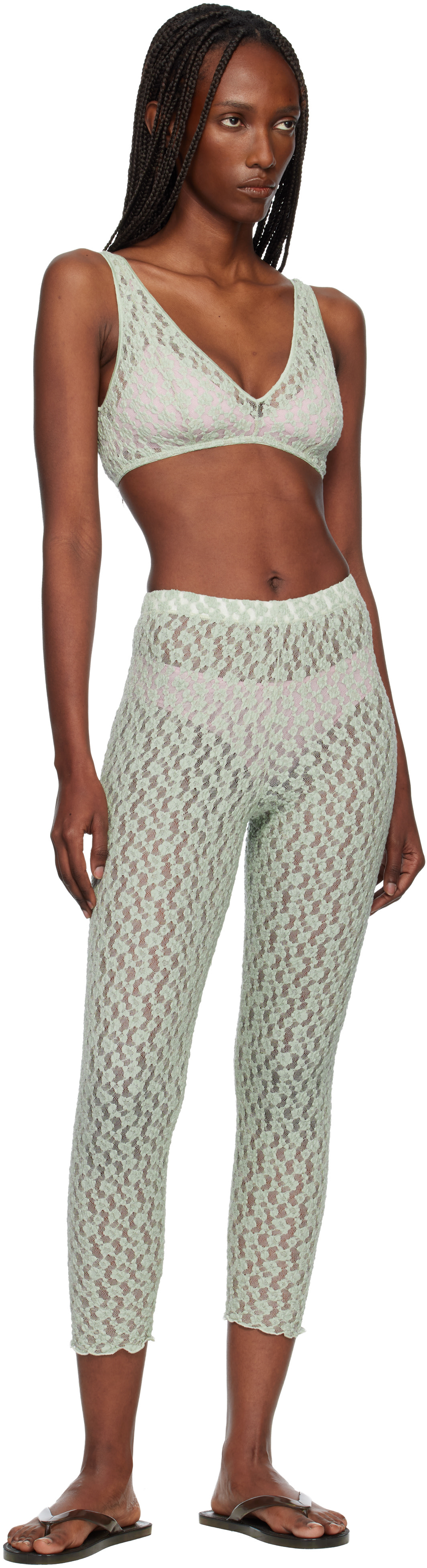 Baserange - Soutien-gorge léger Crescent vert