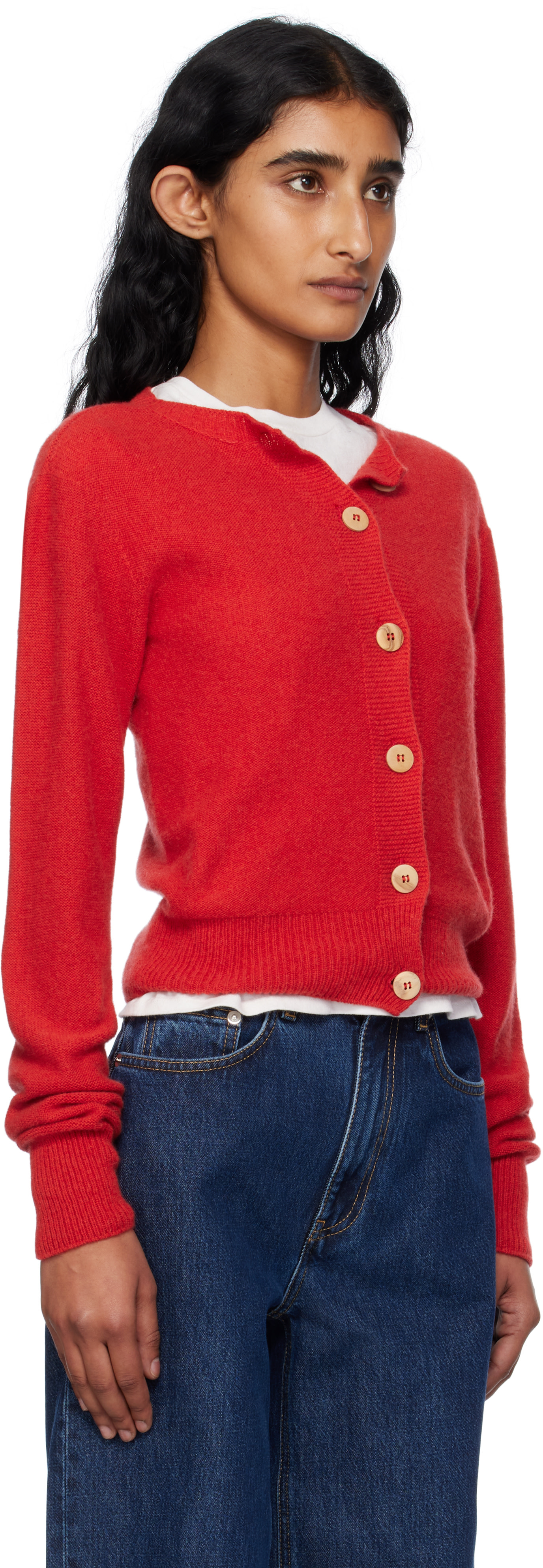 Baserange - Cardigan Tier rouge