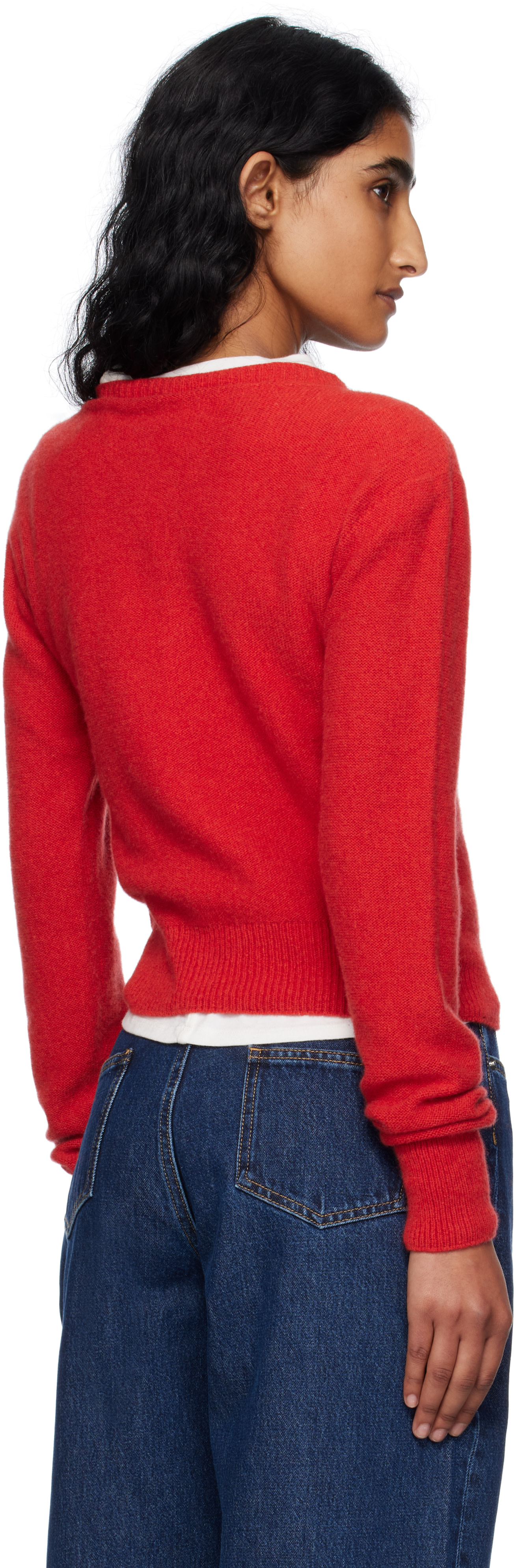 Baserange - Cardigan Tier rouge