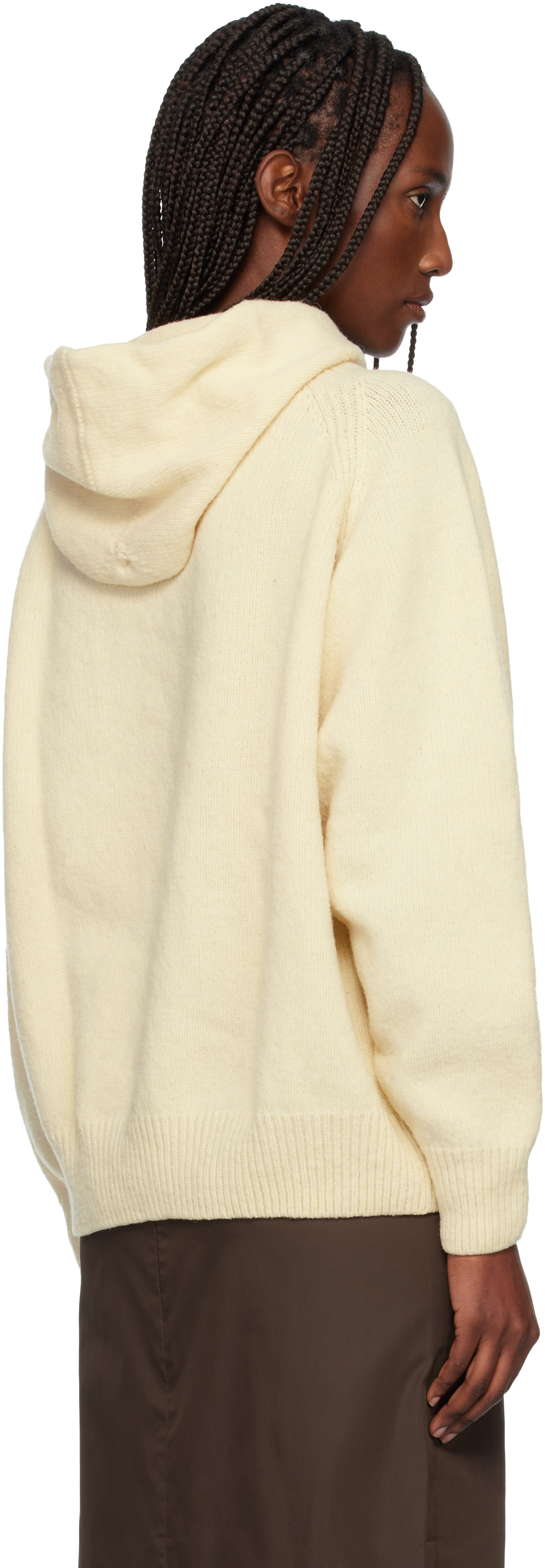 Baserange: Off-White Soar Hoodie | SSENSE