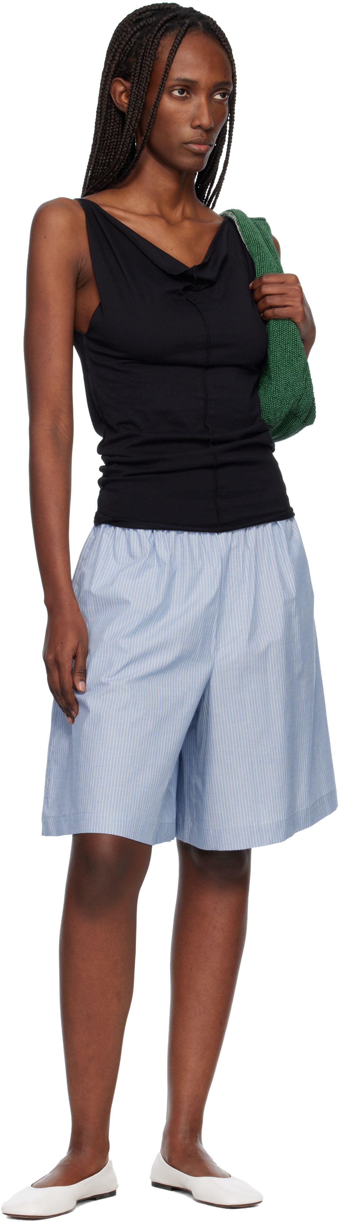 Baserange: Black Daffa Tank Top | SSENSE
