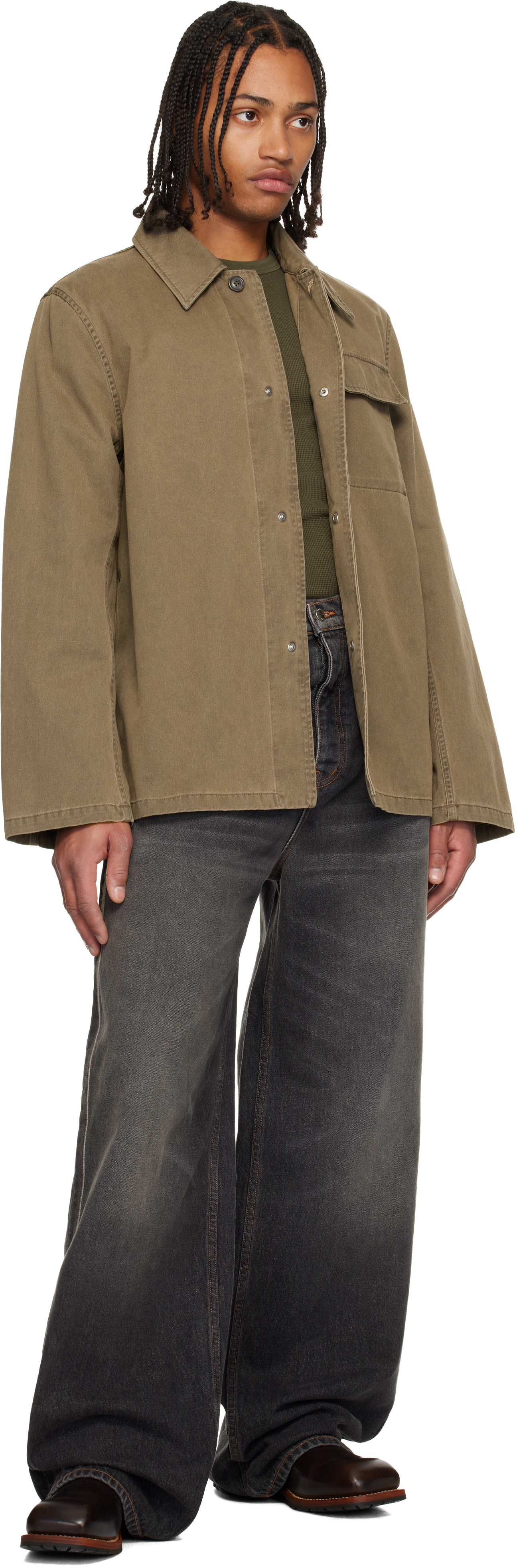 Rhude - Jean ample Traxedo gris