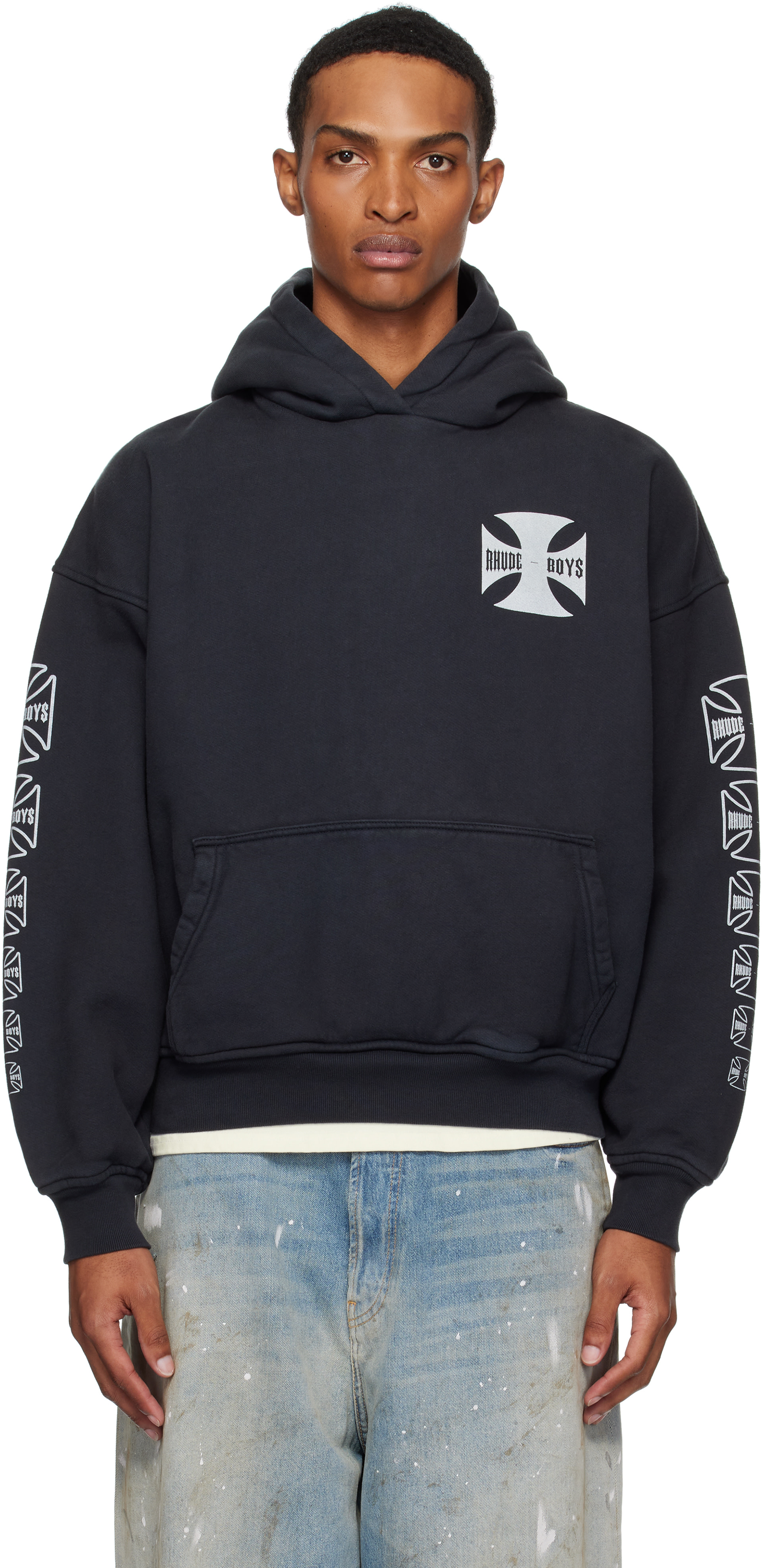 Rhude: ブラック 