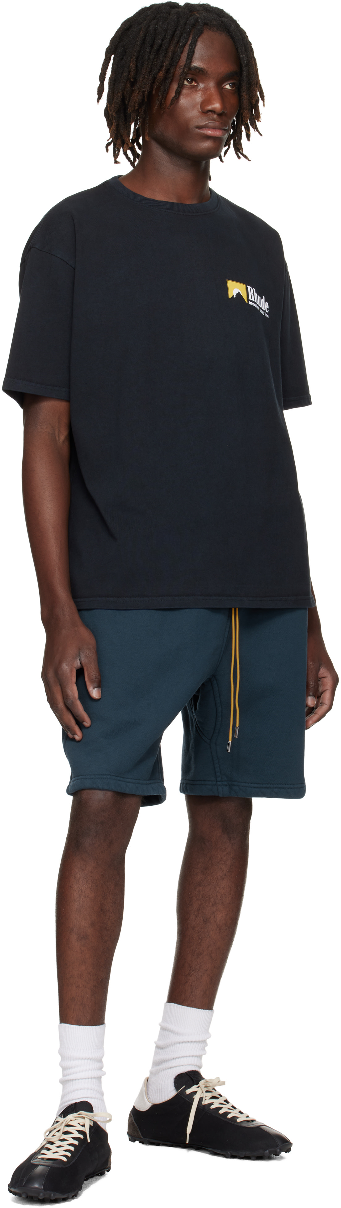 Black International Racing Logo T-shirt