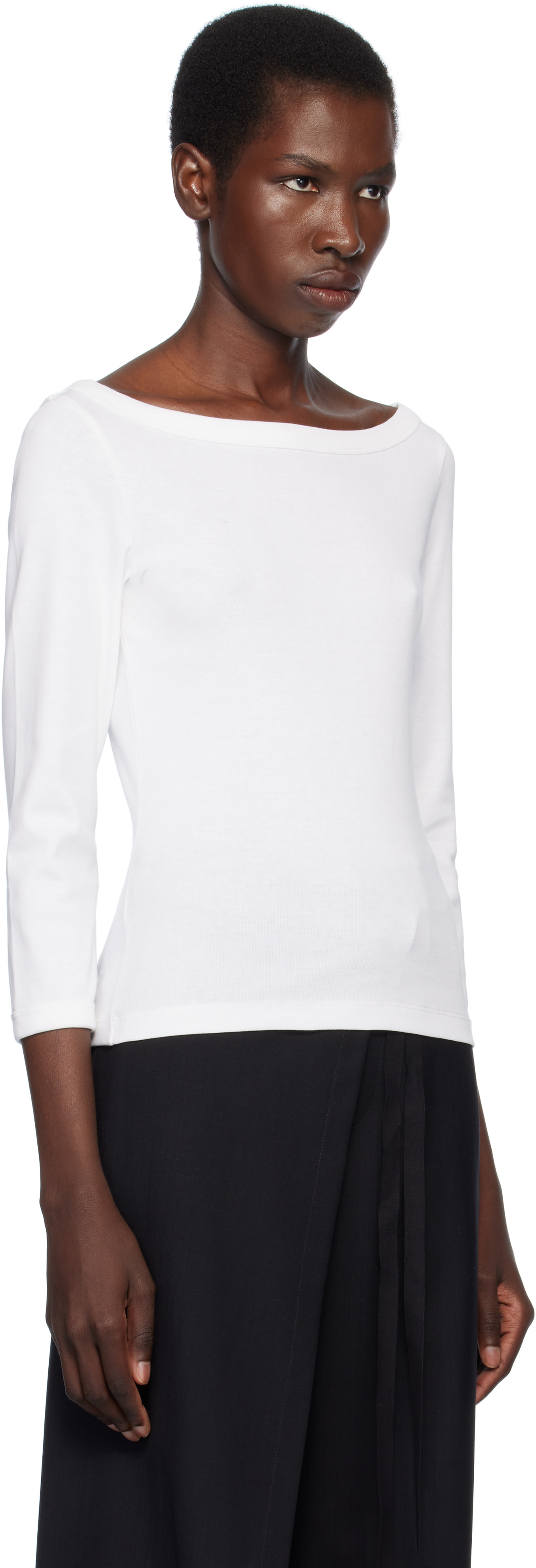FLORE FLORE: White Steffi T-shirt | SSENSE
