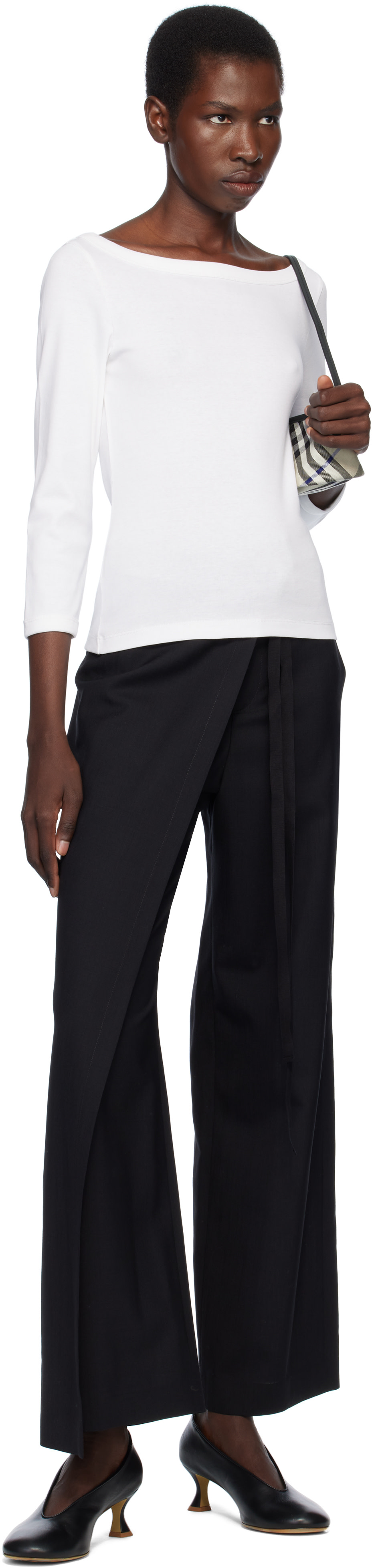 FLORE FLORE: White Steffi T-shirt | SSENSE