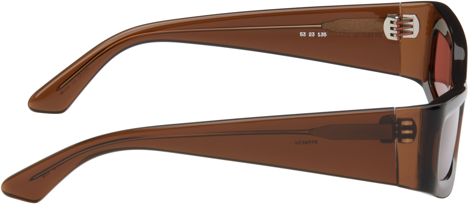 Entire Studios - Lunettes de soleil Atheric brunes