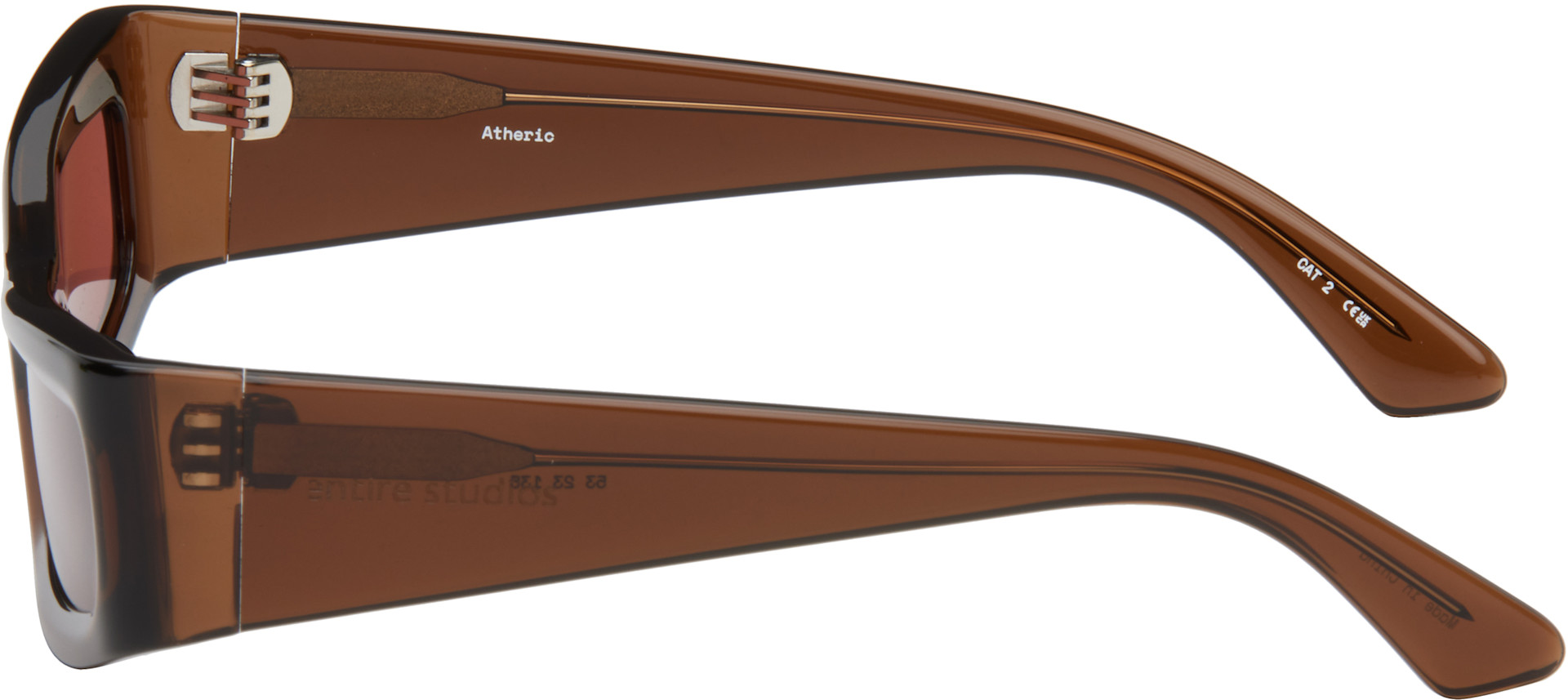 Entire Studios - Lunettes de soleil Atheric brunes