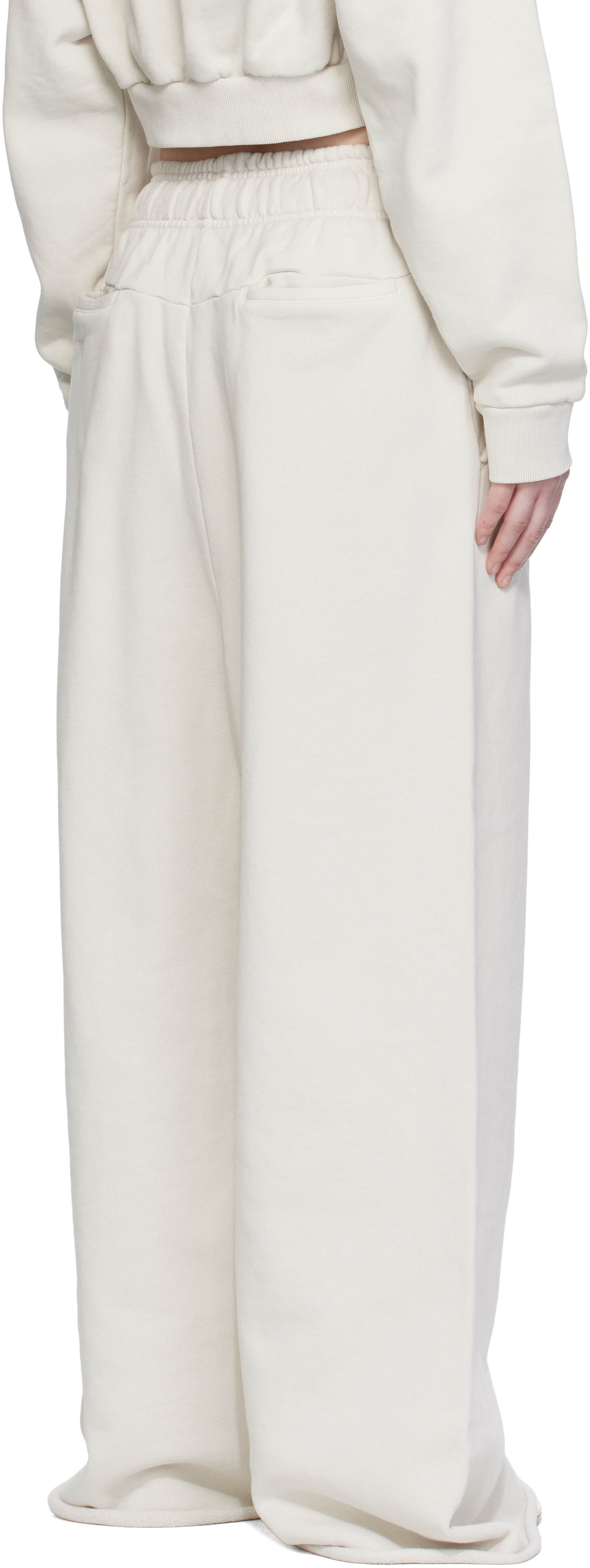 Entire Studios - Off-White Full Sweatpants