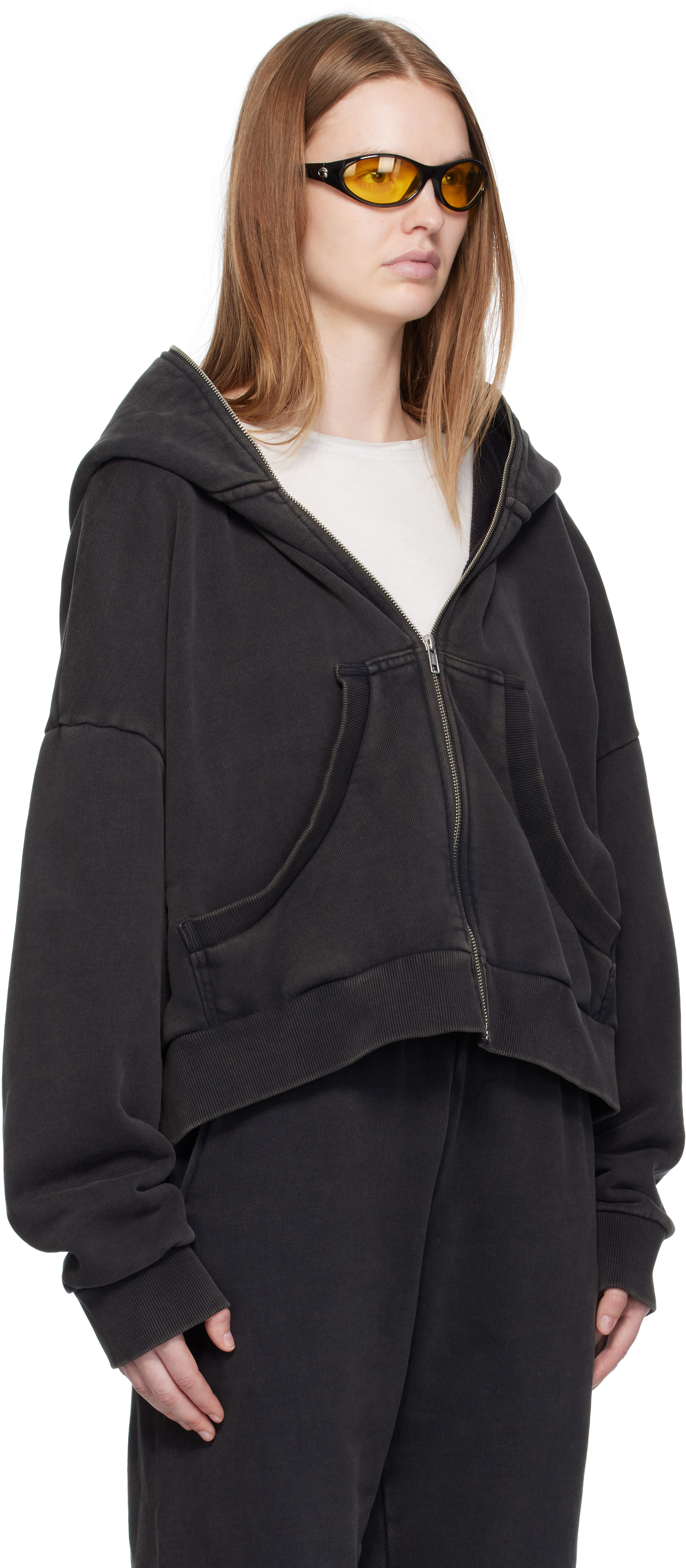 Entire Studios: Black Eternal Zip Hoodie | SSENSE