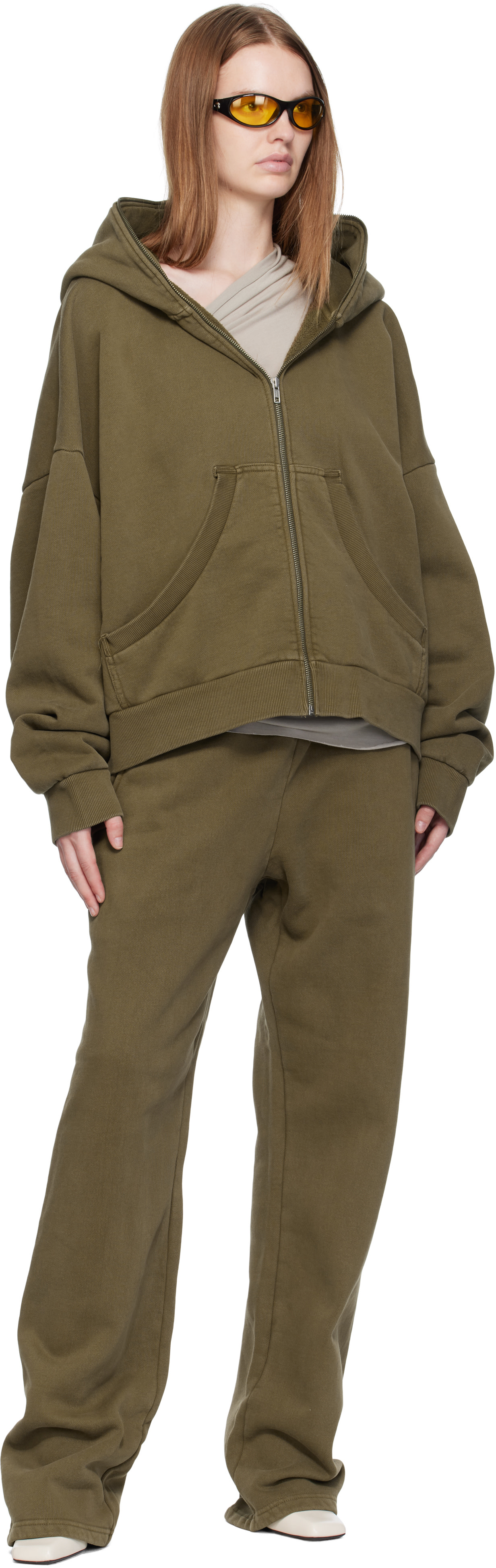 Entire Studios: Green Eternal Zip Hoodie | SSENSE