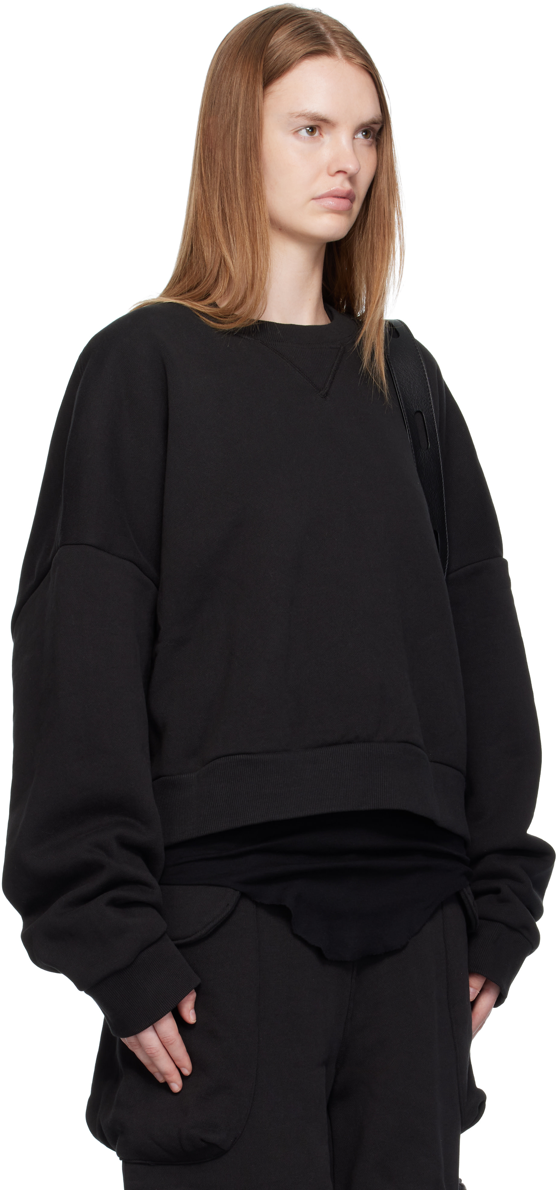 Entire Studios - 블랙 박스 크루 스웨트셔츠