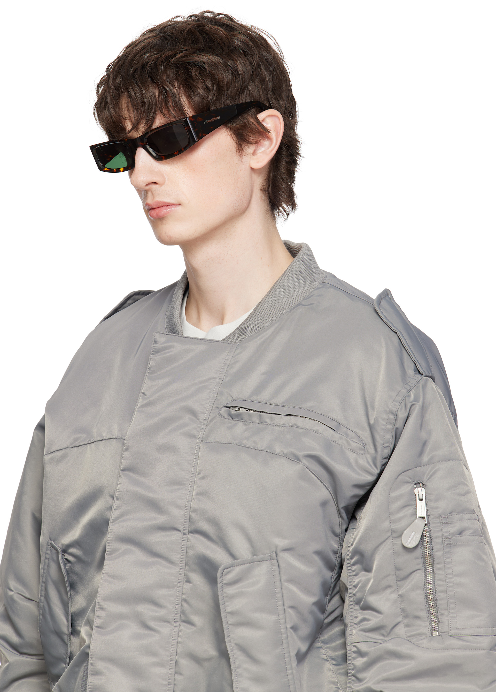 Entire Studios - SSENSE 익스클루시브 브라운 엘레멘탈 선글라스