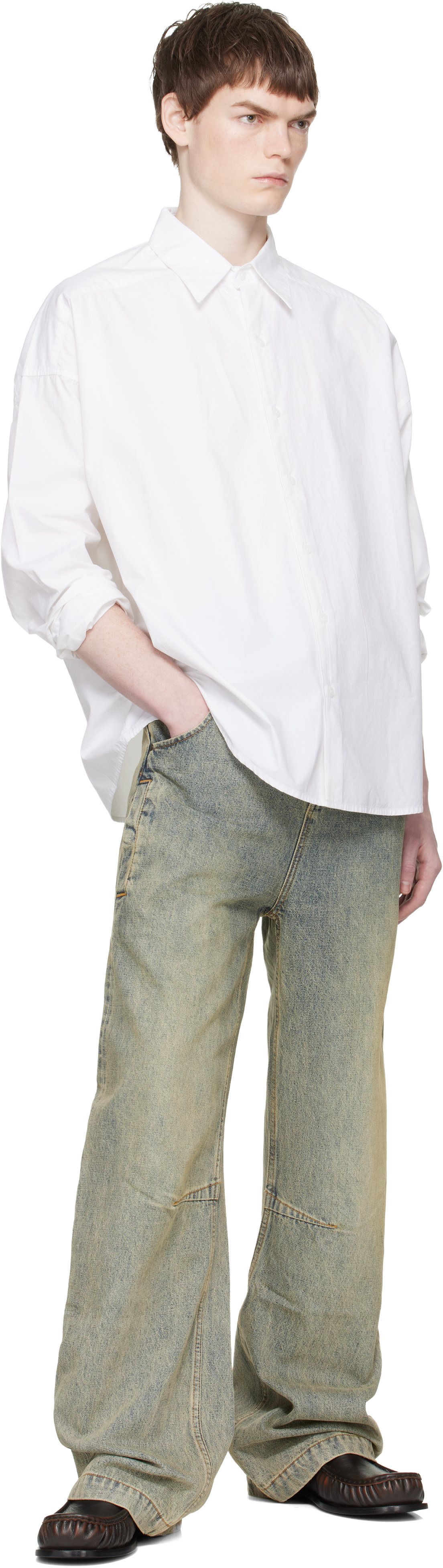 Entire Studios - Chemise Miller blanche
