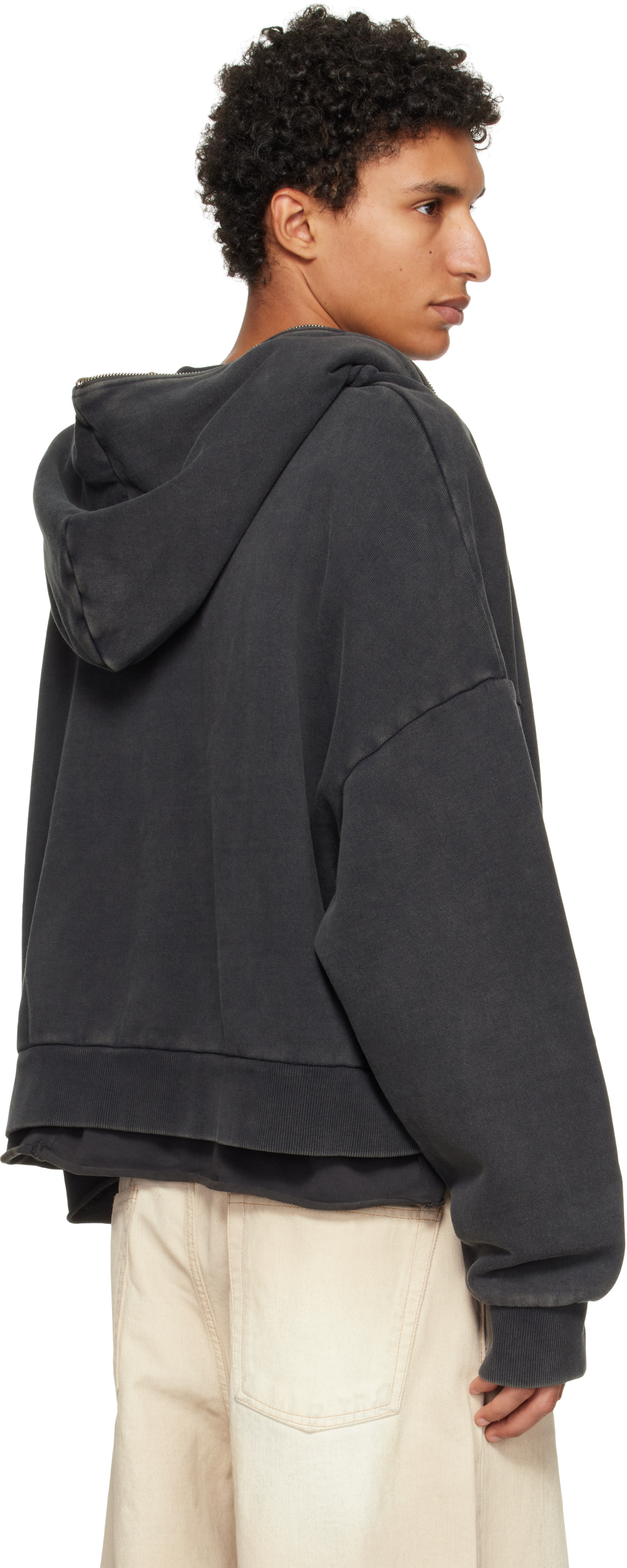 Entire Studios: Black Eternal Zip Hoodie | SSENSE Canada Entire Studios: Black Eternal Zip Hoodie | SSENSE Canada