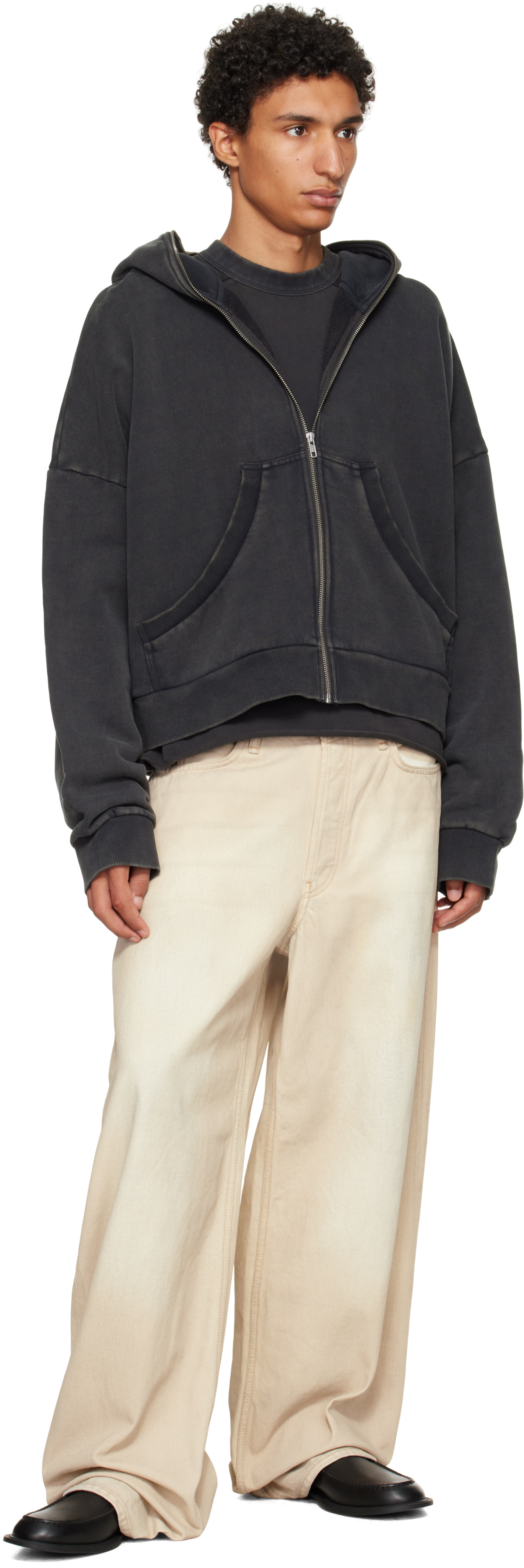 Entire Studios: Black Eternal Zip Hoodie | SSENSE Germany