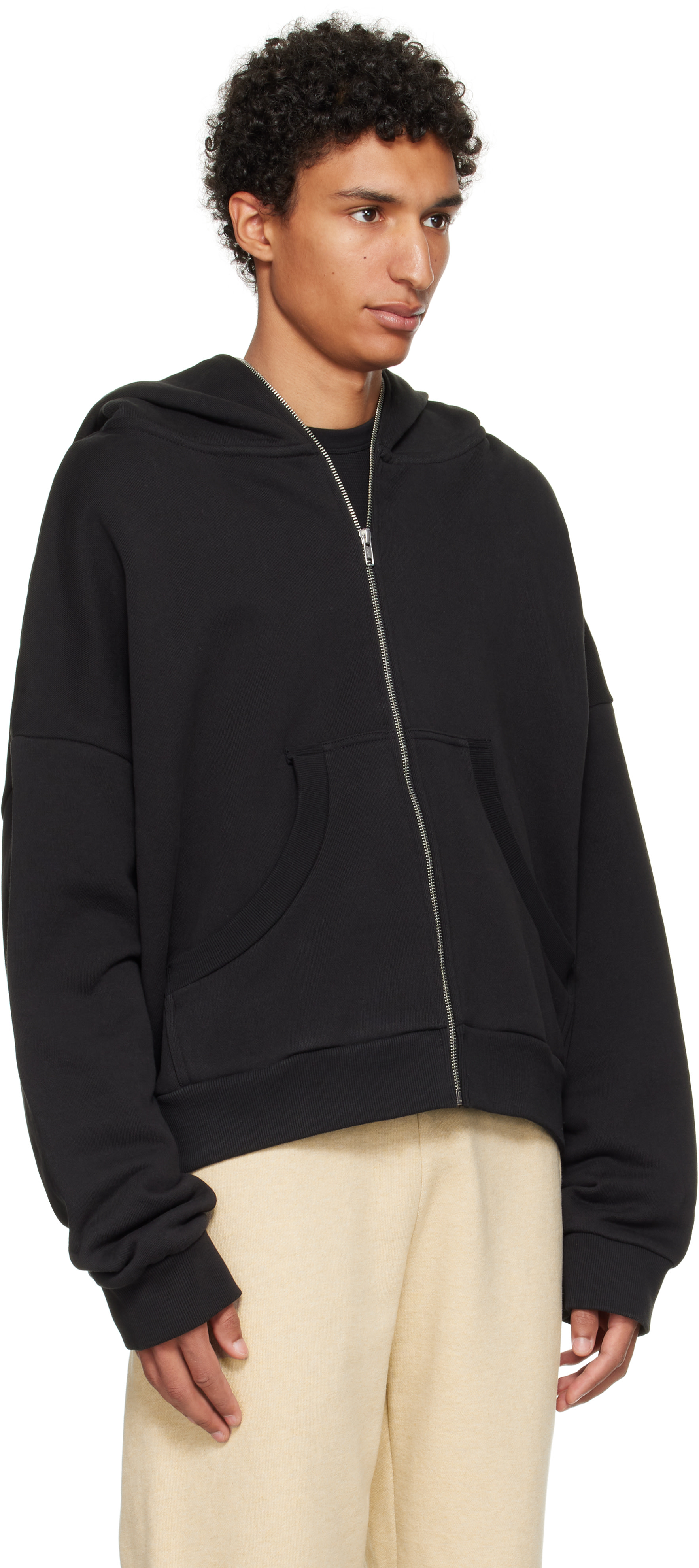 Entire Studios: Black Eternal Zip Hoodie | SSENSE