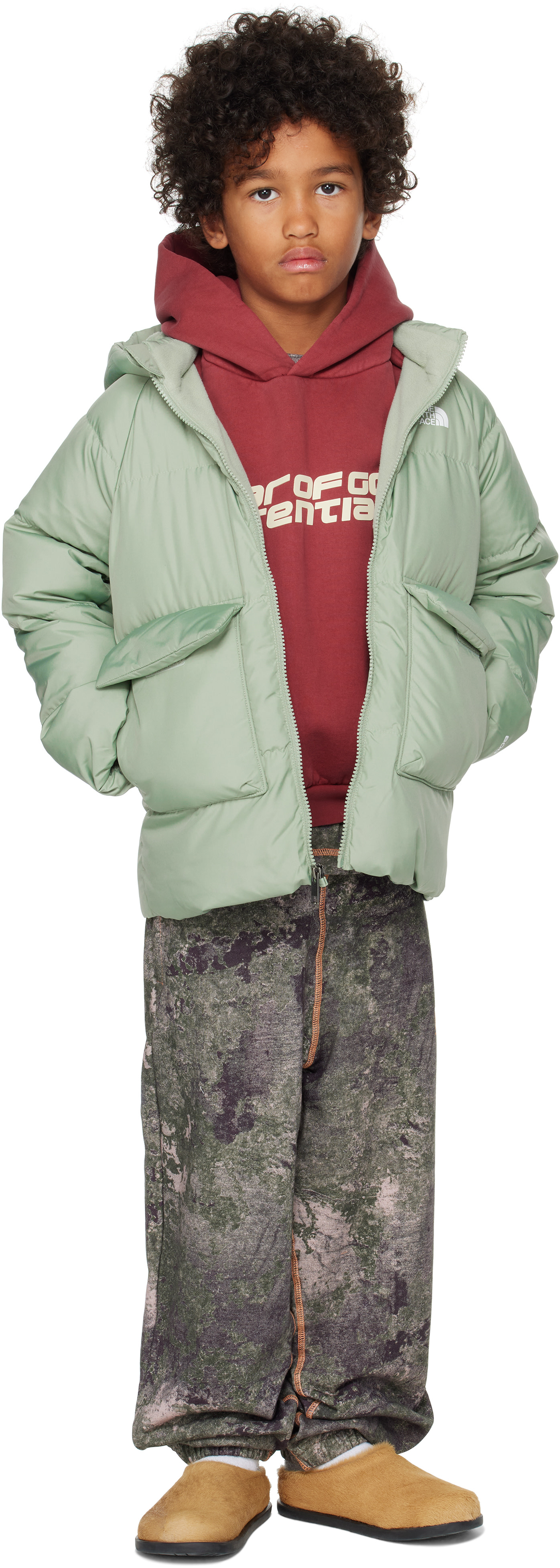 The North Face Kids: リトルキッズ｜グリーン North フリース 