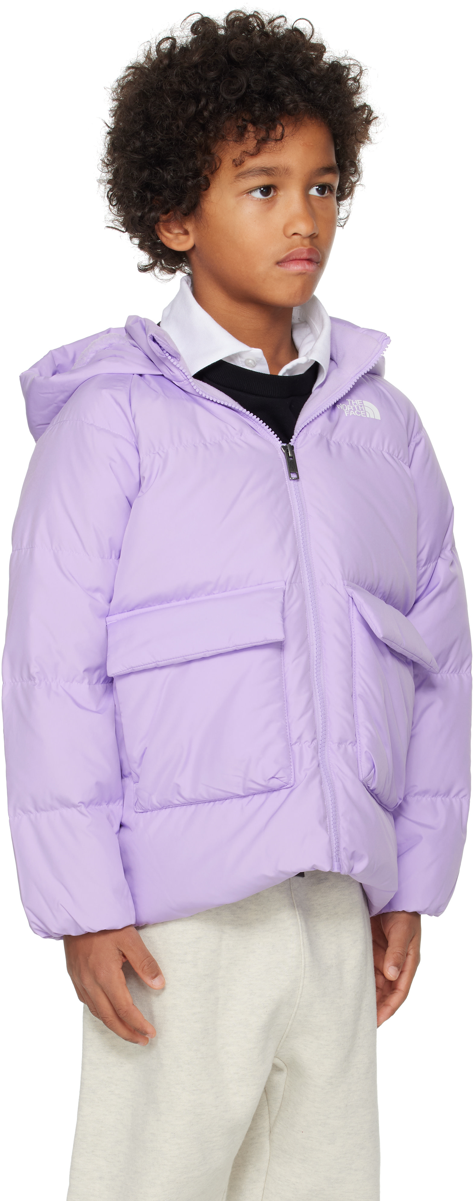 The North Face Kids: Little Kids Purple North Fleece-Lined Down 