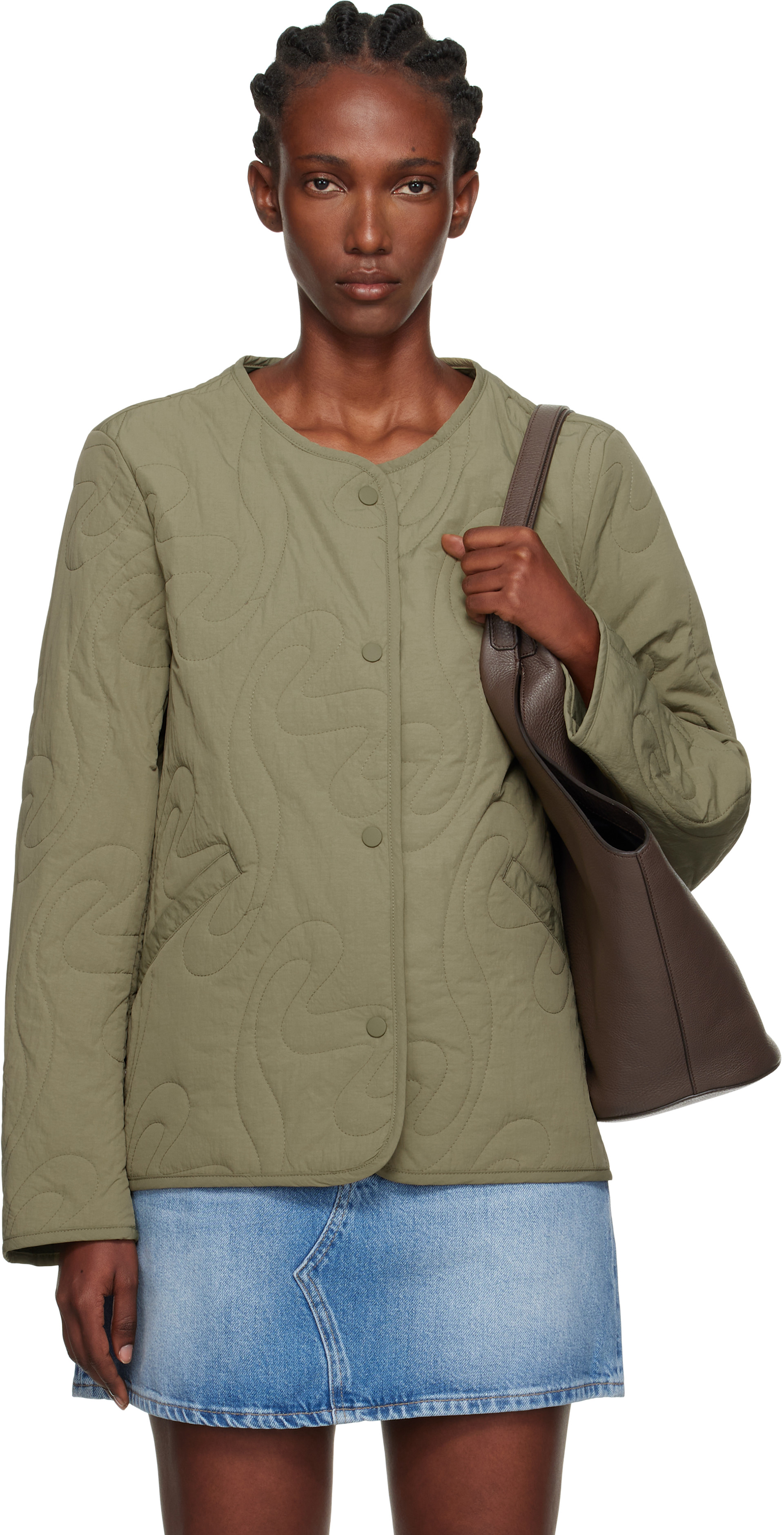 Holzweiler - Blouson rembourré léger vert