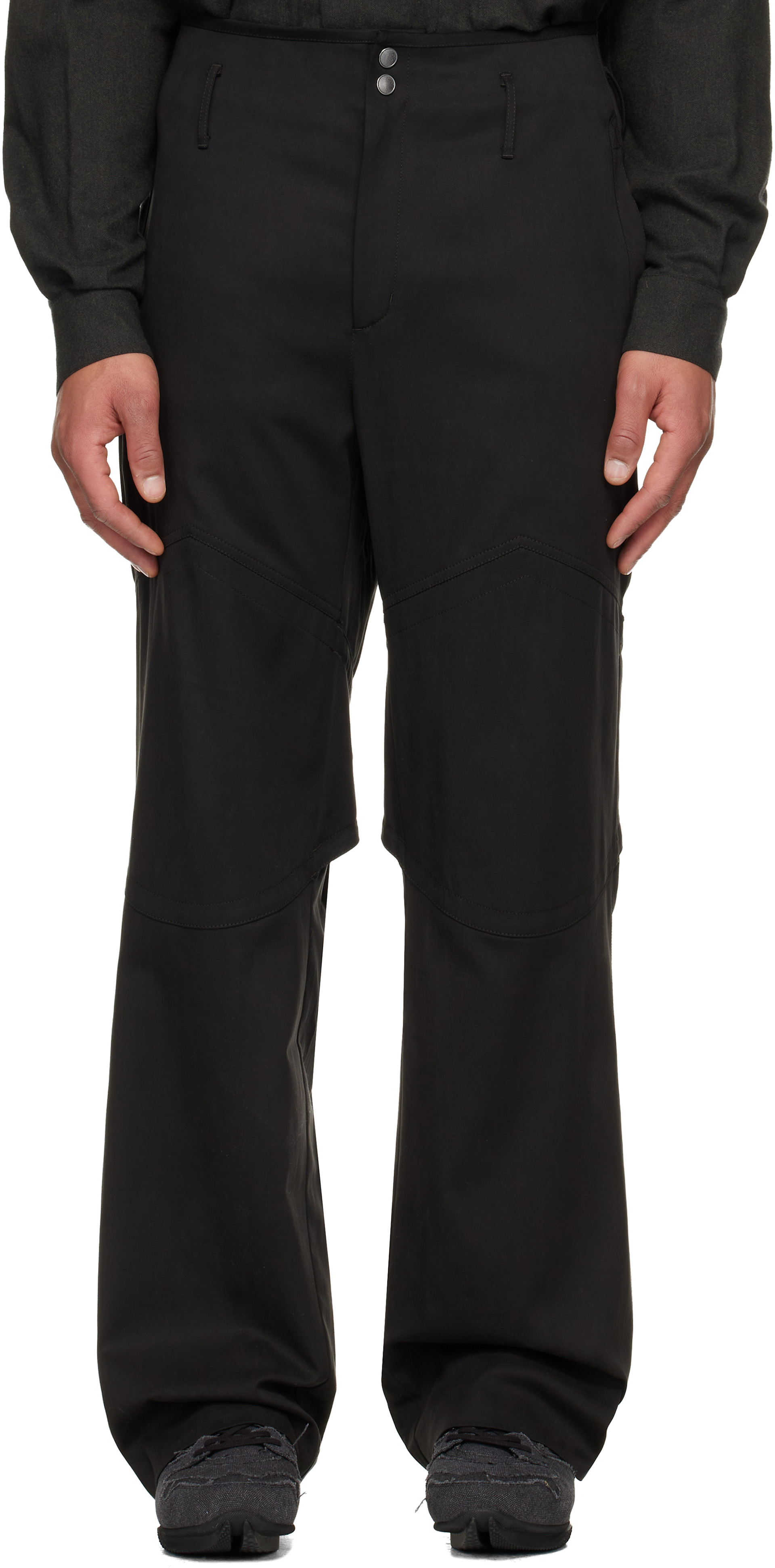 Kiko Kostadinov: Black Orvos Trousers | SSENSE