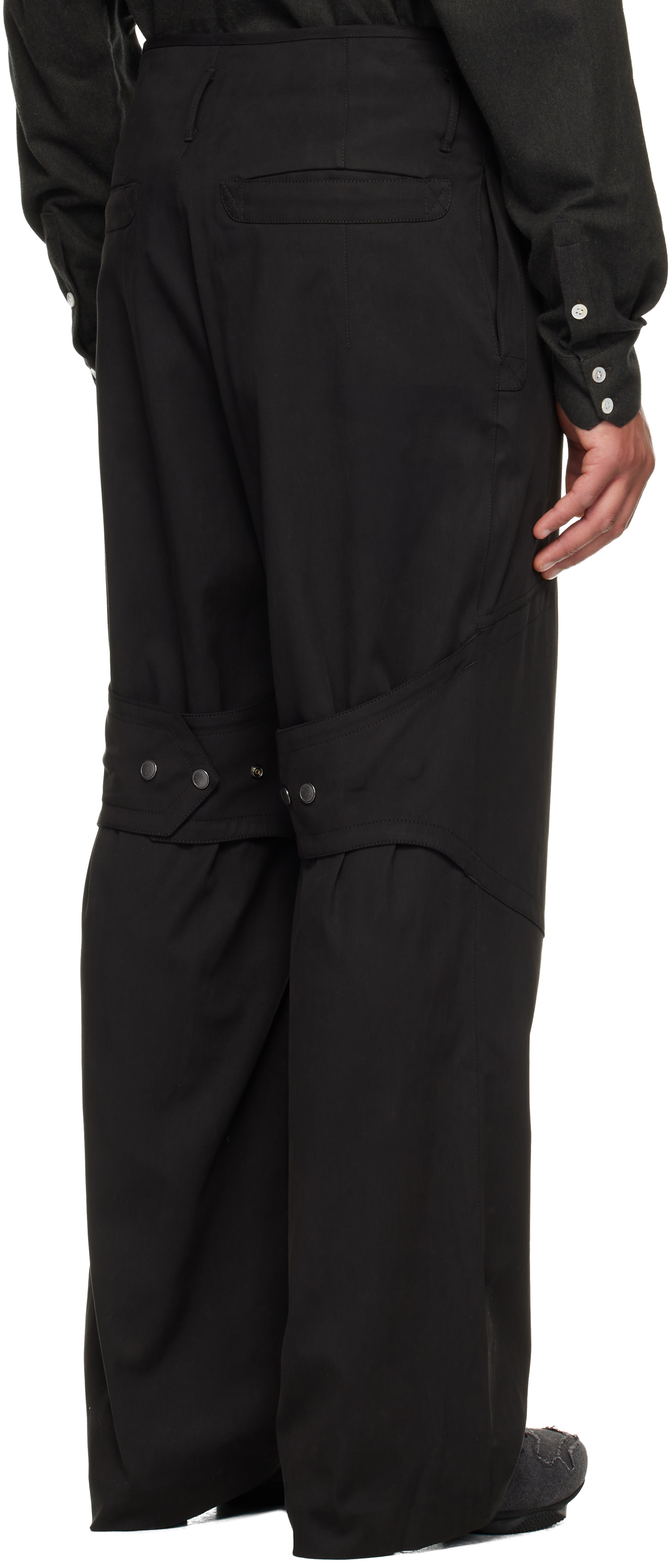 Kiko Kostadinov: Black Orvos Trousers | SSENSE