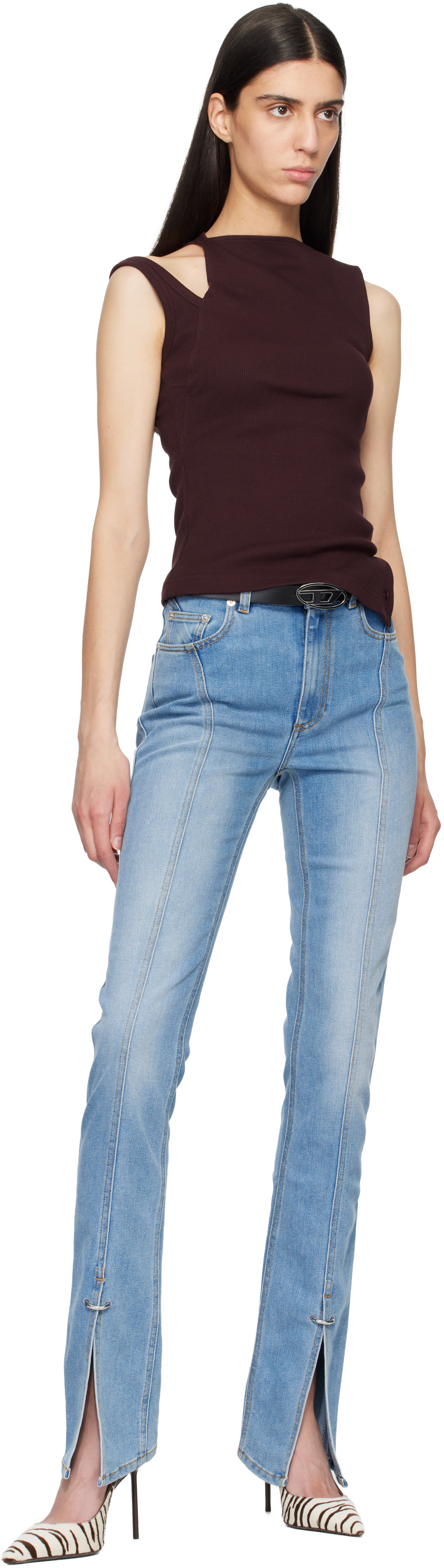 Diesel: Black B-1dr 25 Belt | SSENSE