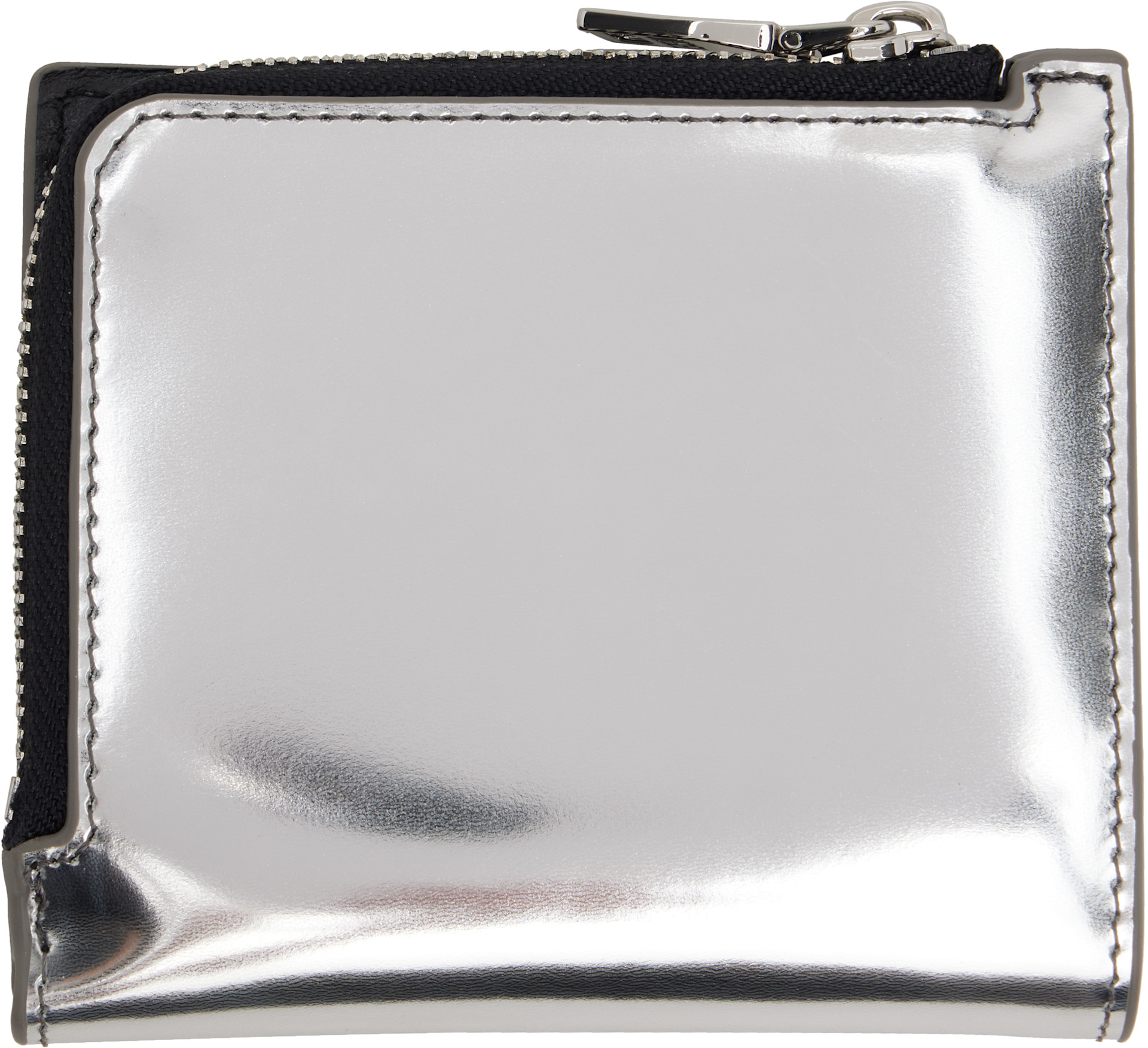 Diesel: シルバー 1dr Bifold Zip L 財布 | SSENSE 日本