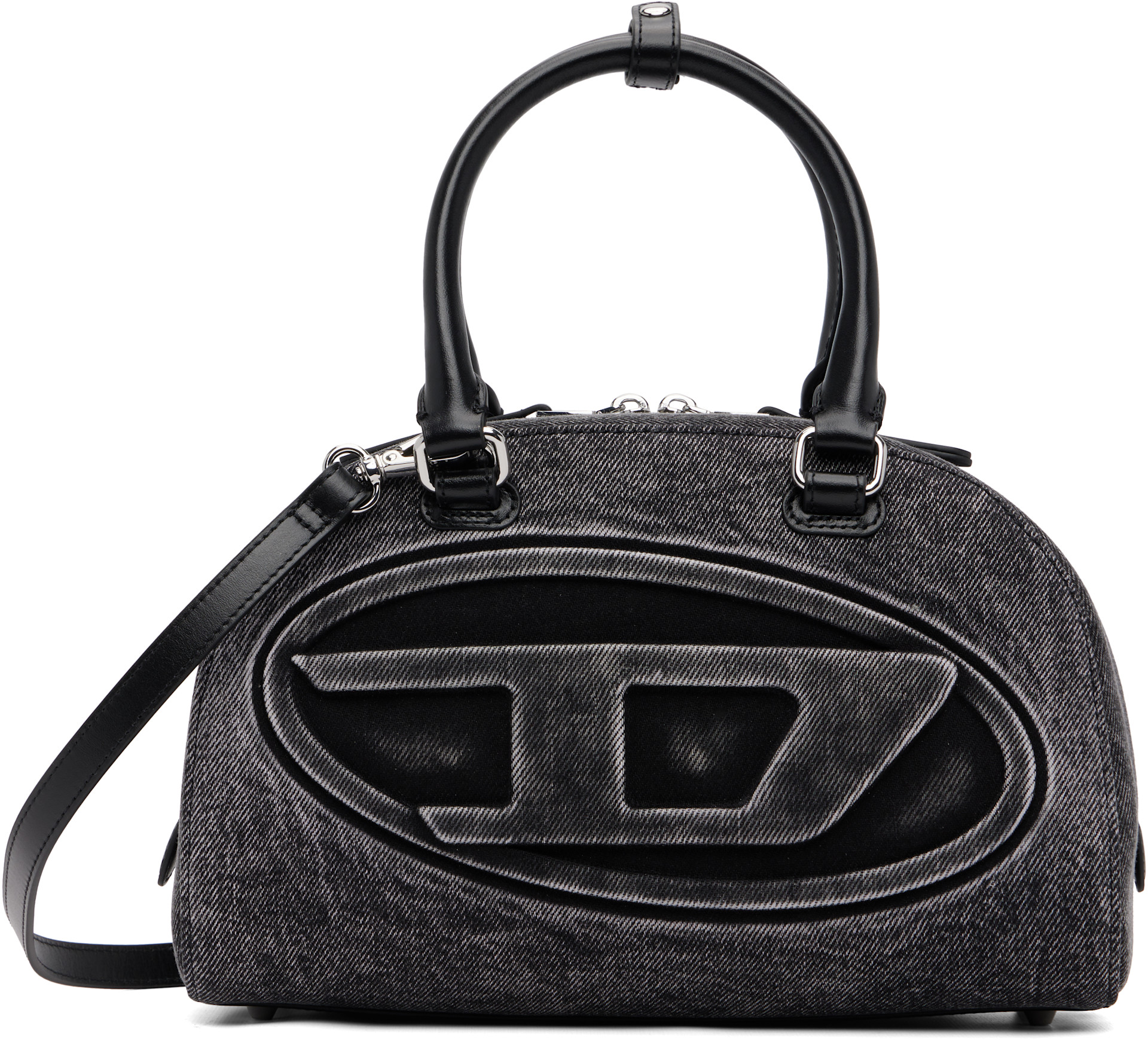 Diesel: Gray 1DR Dome-Bowling Bag | SSENSE