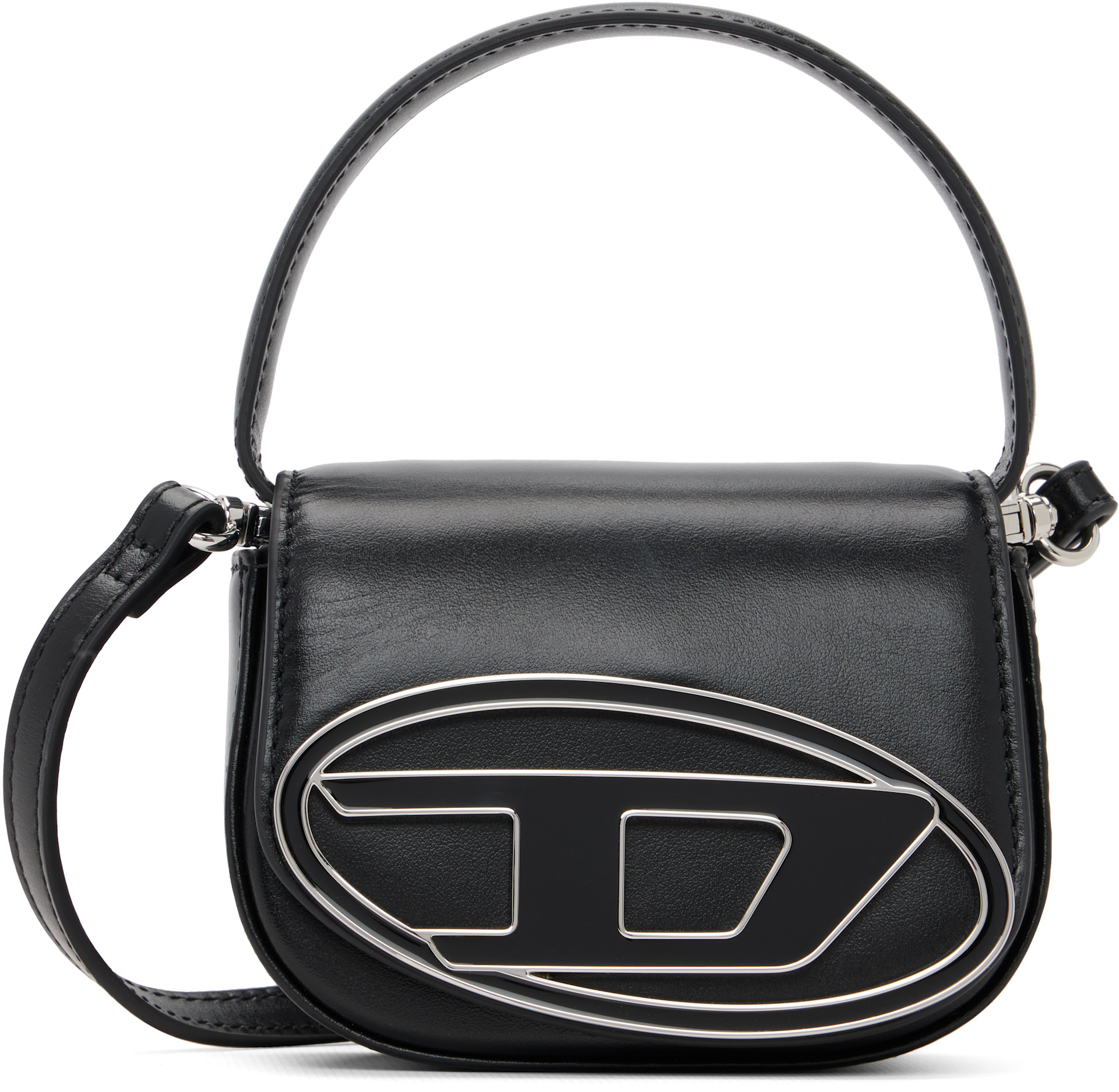 Diesel - Micro sac noir à logo 1DR