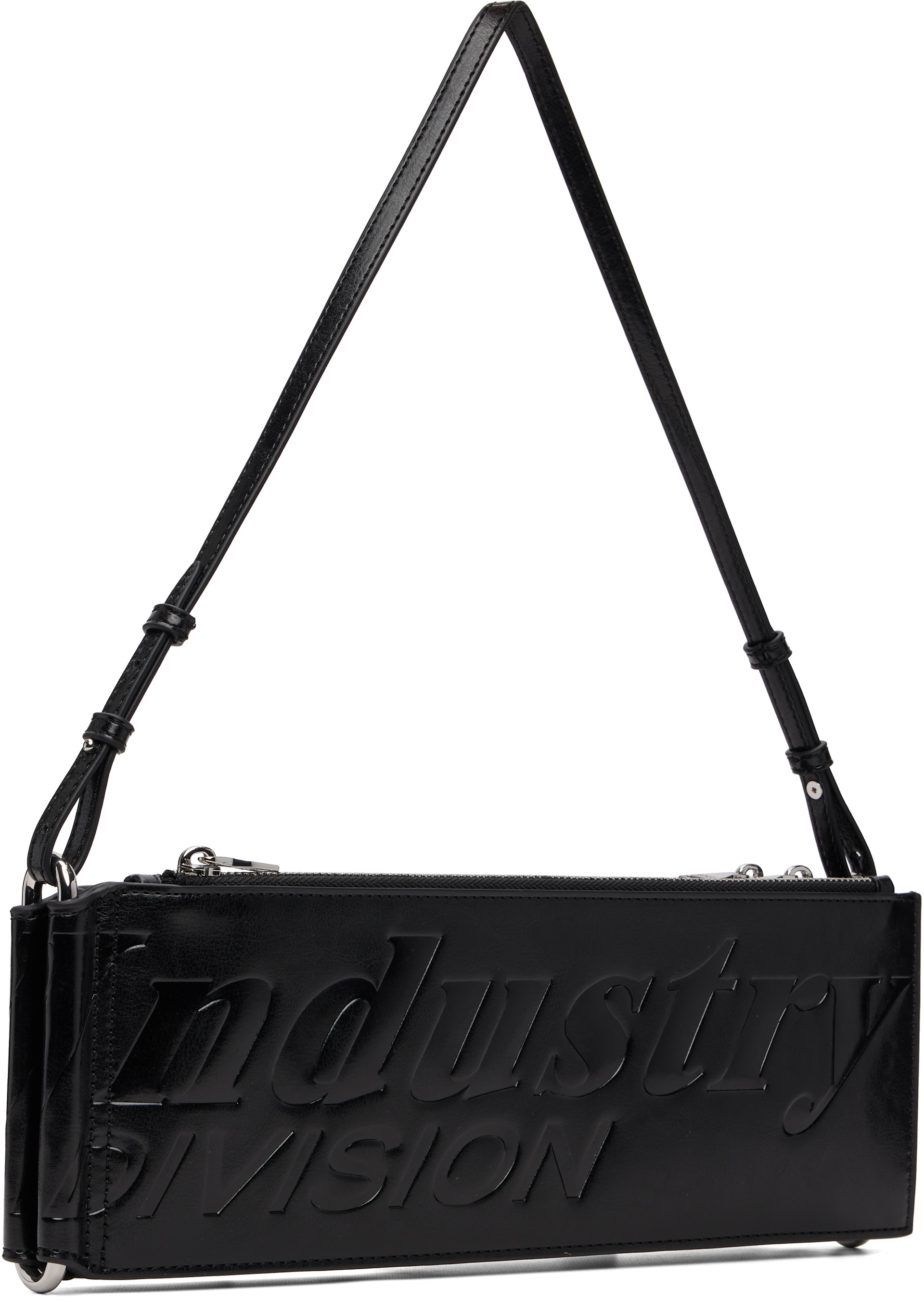 Diesel: Black Flag-D-Modular Logo-Embossed Shoulder Bag | SSENSE