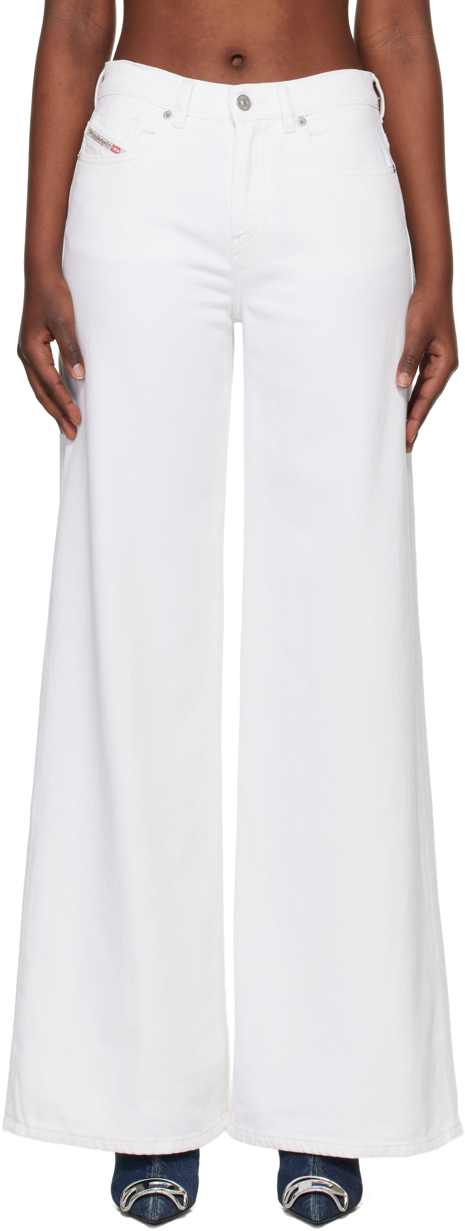 Diesel - White 1978 D-Akemi Flare Jeans