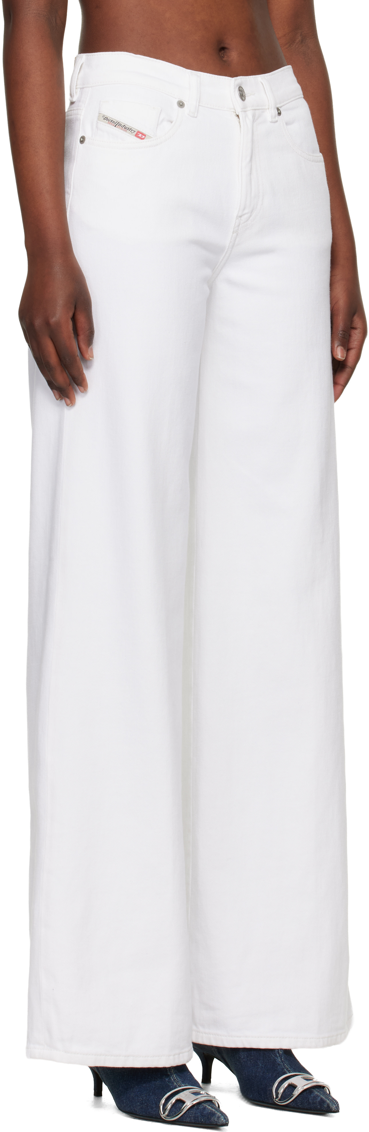 Diesel - White 1978 D-Akemi Flare Jeans