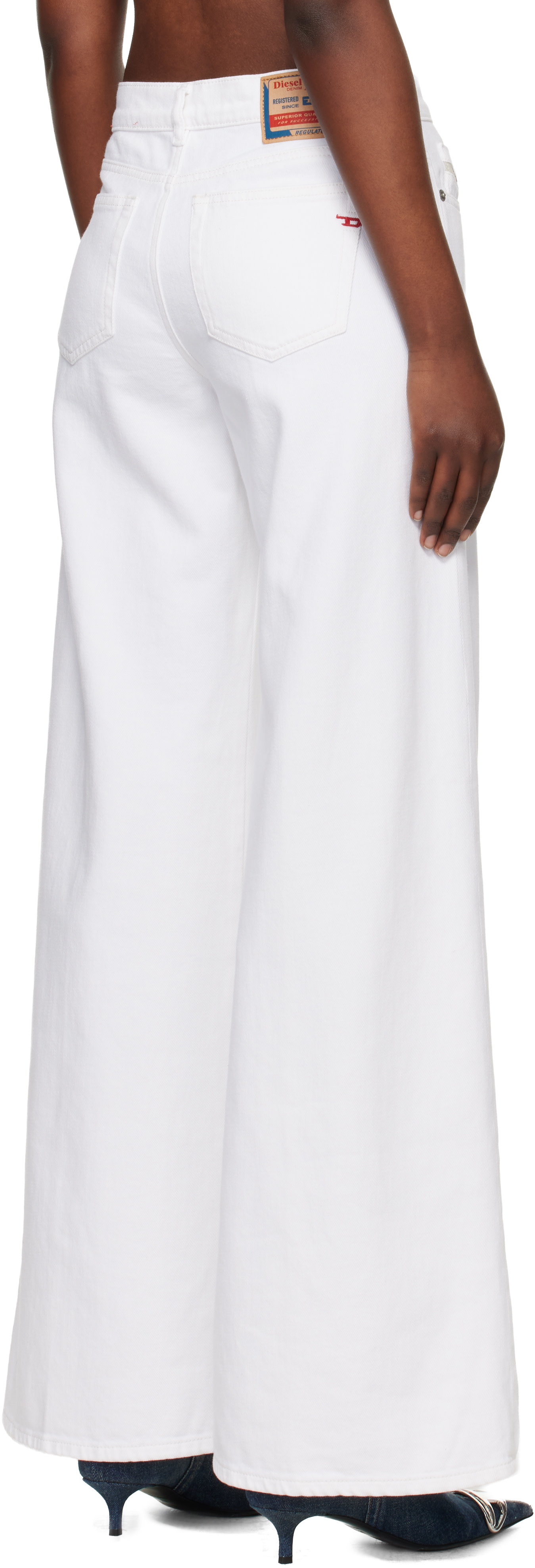 Diesel - White 1978 D-Akemi Flare Jeans