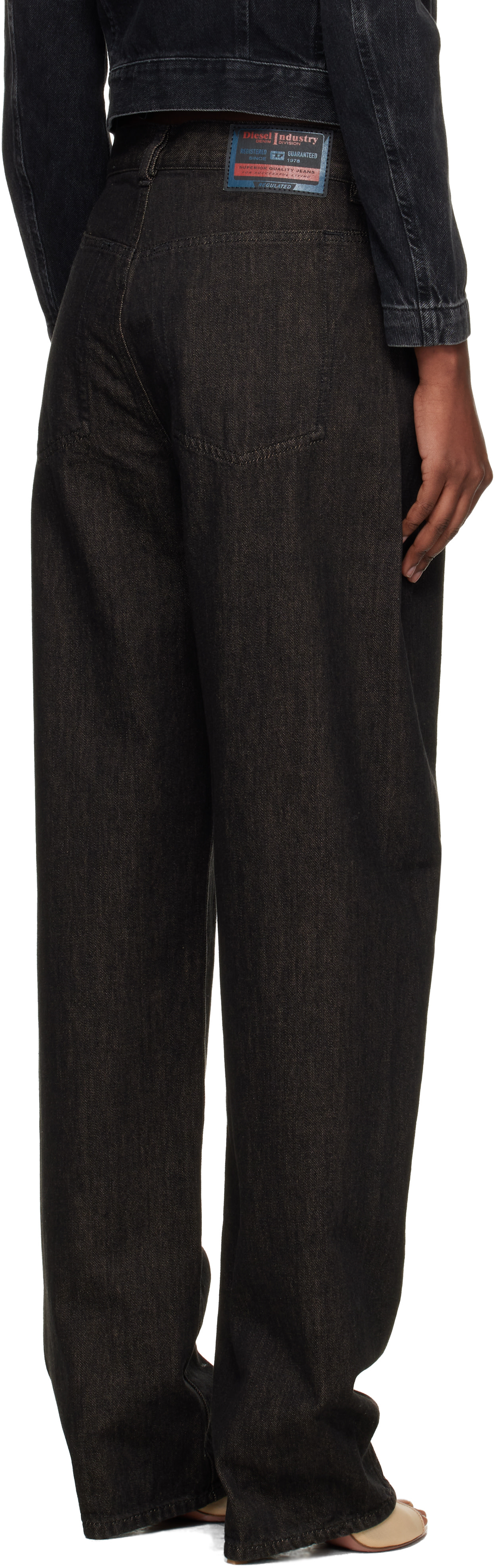 Diesel: Brown 1974 D-ELLZ Jeans | SSENSE