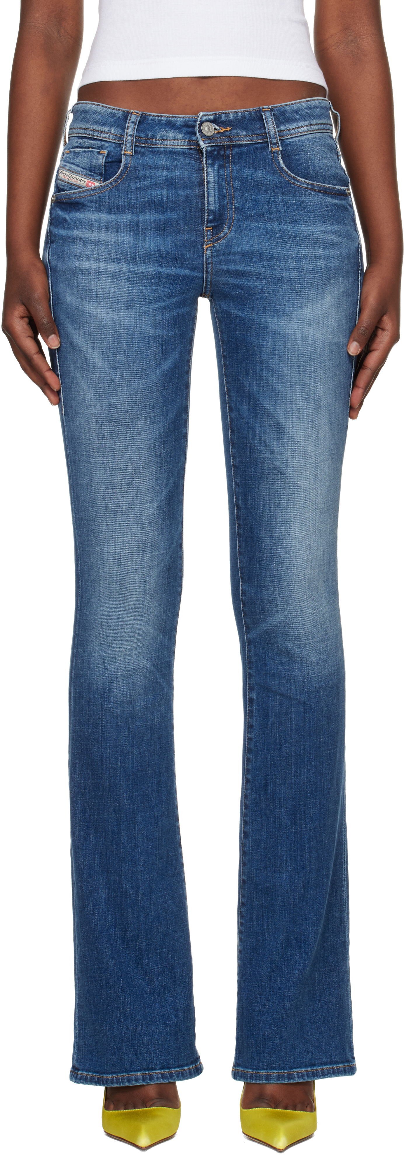 Diesel - Blue 1969 D-Ebbey Bootcut Jeans