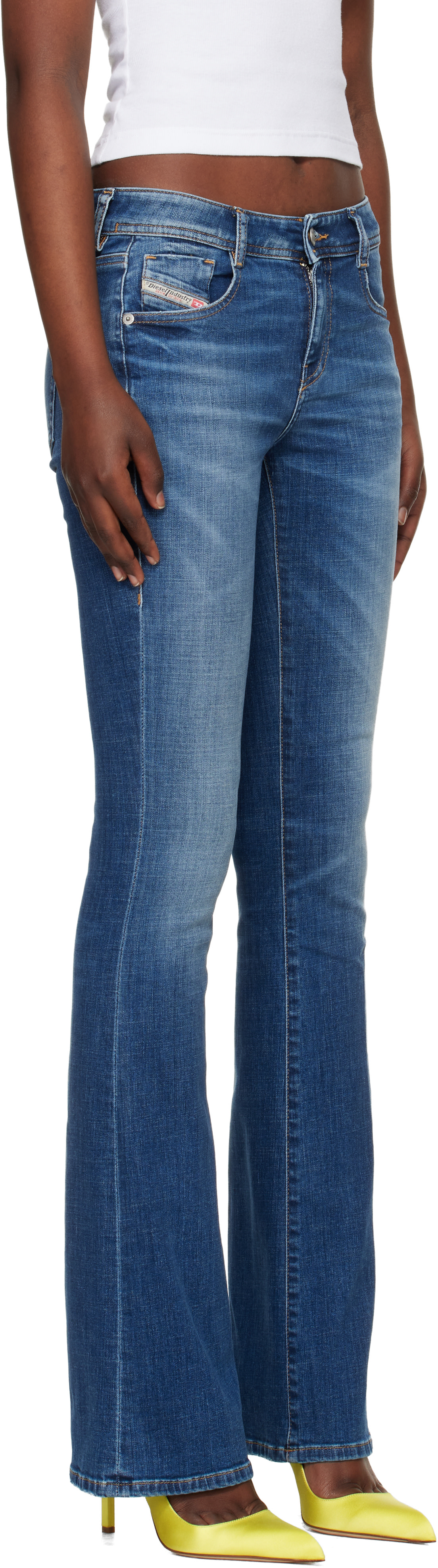 Diesel - Jean semi-évasé 1969 Ebbey bleu