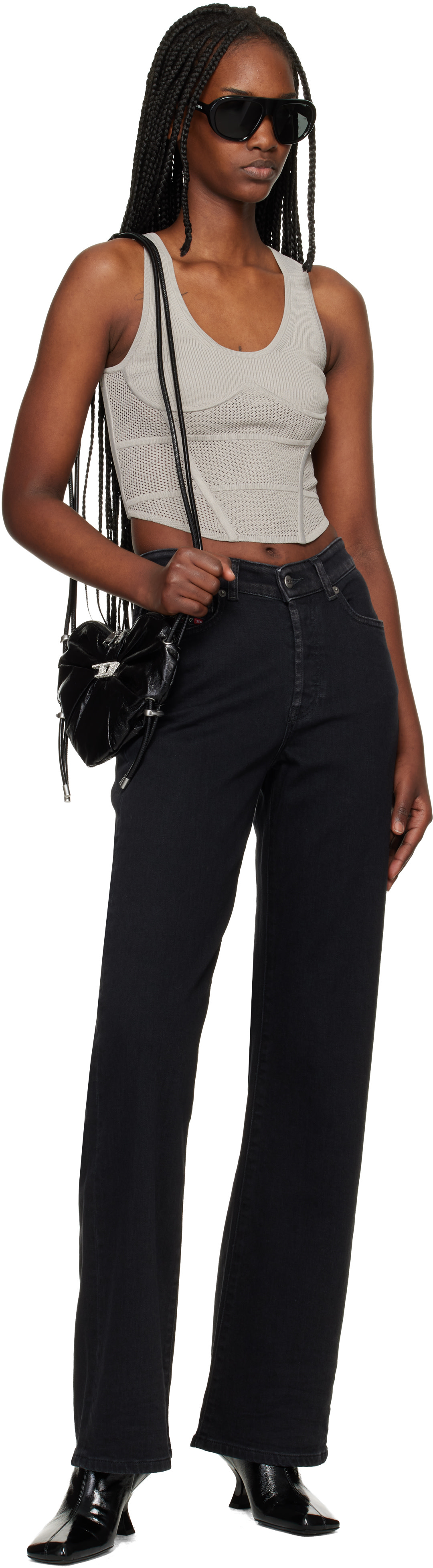 Diesel - Black 1971 D-Sent 09n89 Regular Jeans