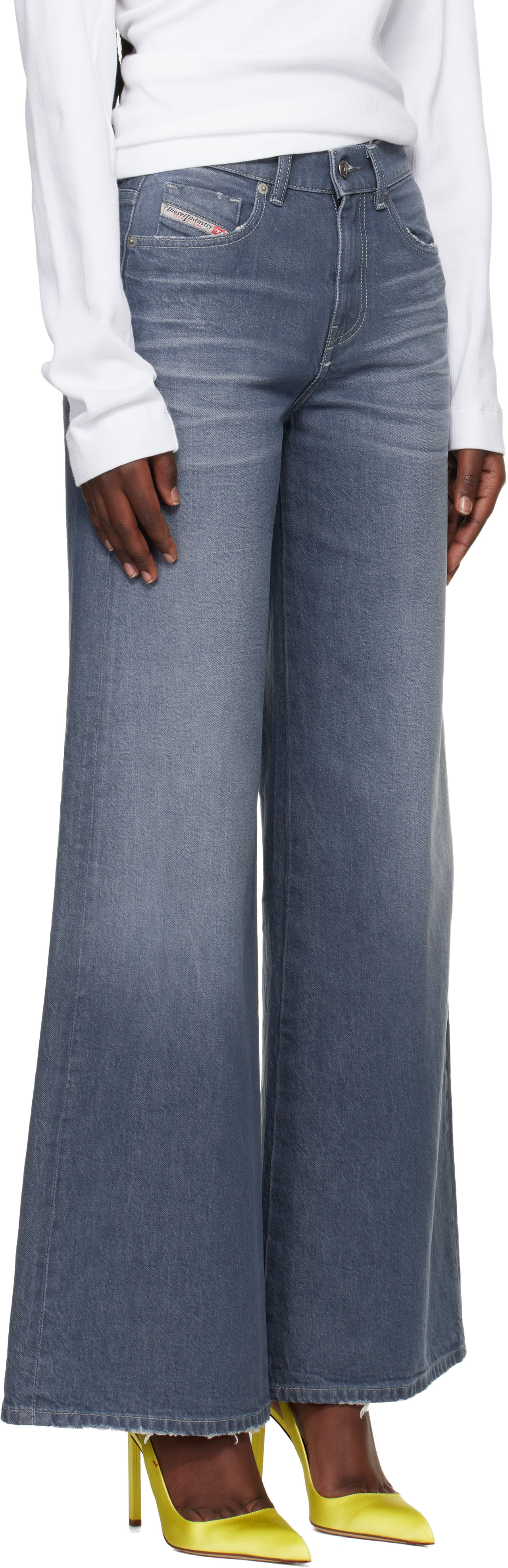 Diesel - Jean évasé 1978 Akemi gris