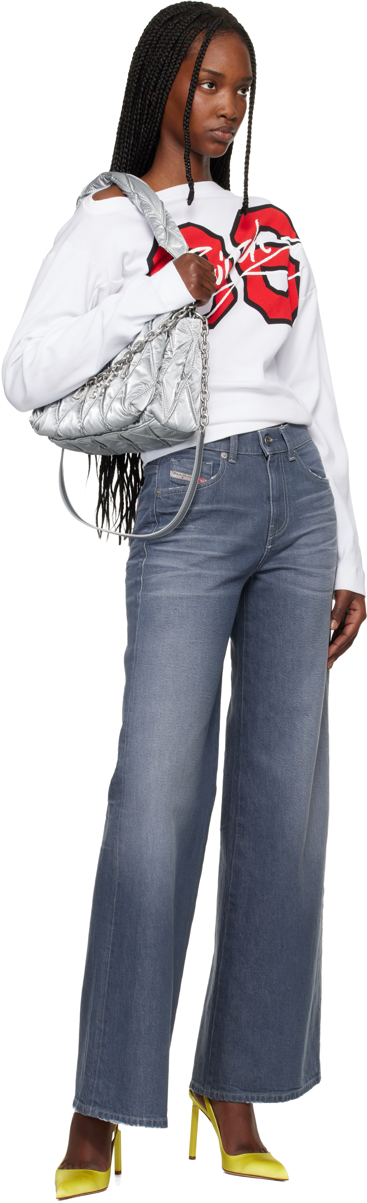 Diesel - Jean évasé 1978 Akemi gris
