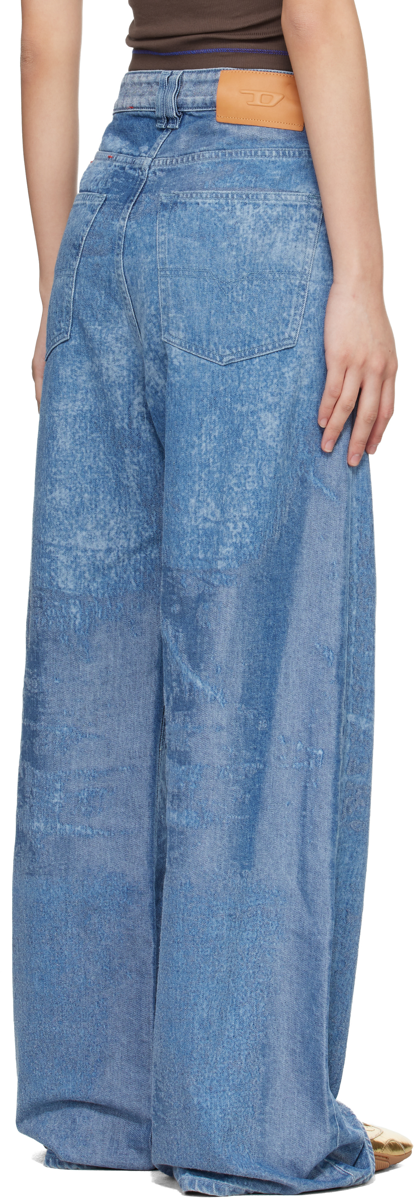 Diesel: Blue 1996 D-Sire Relaxed Low Waist Jeans | SSENSE