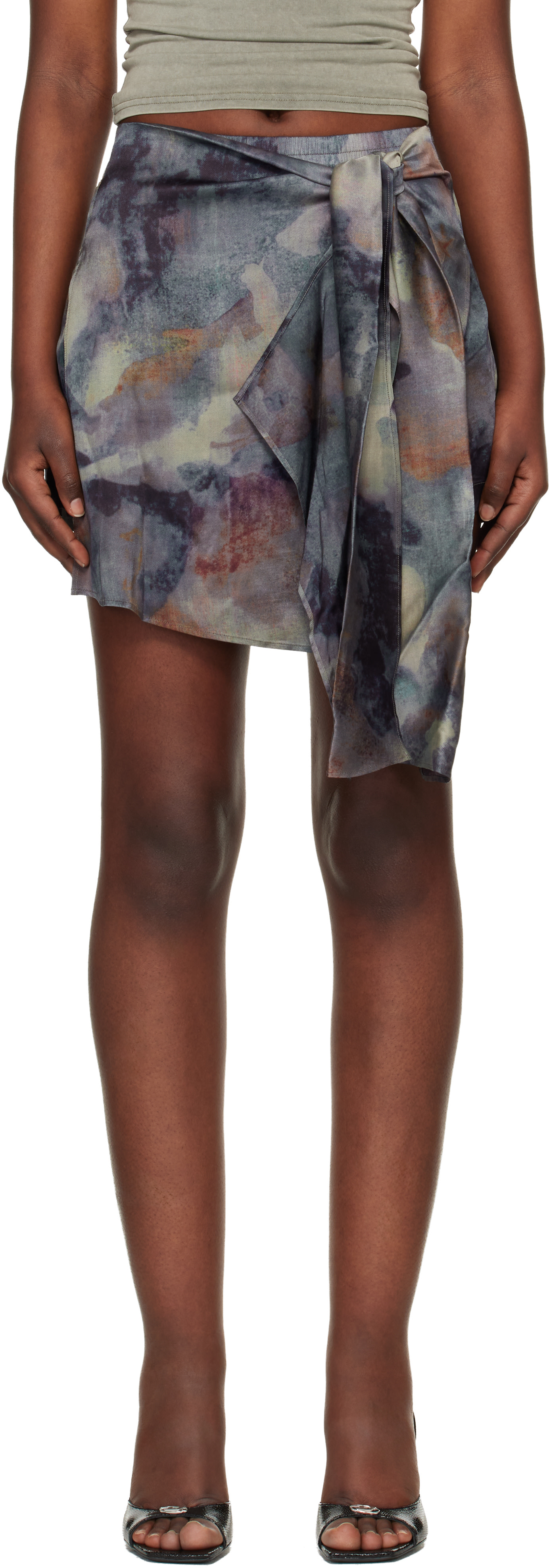 Diesel - Jupe-short Talia multicolore