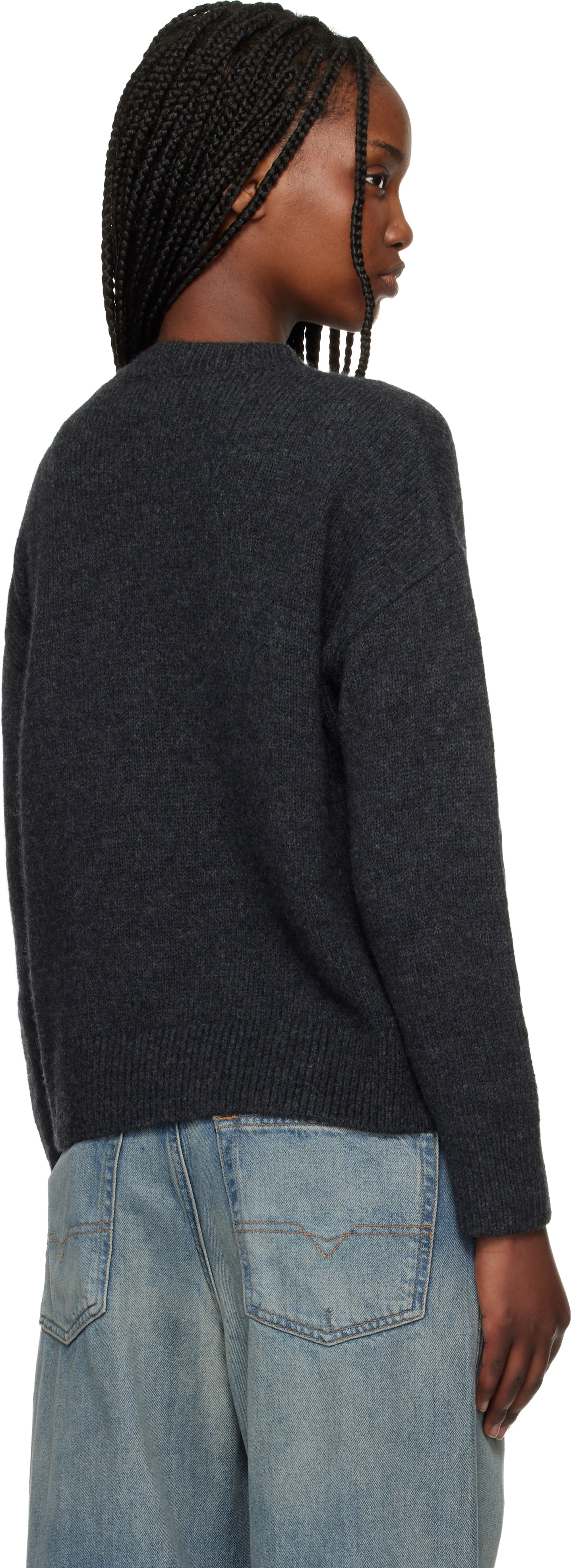 Diesel: Gray M-Areeta Sweater | SSENSE