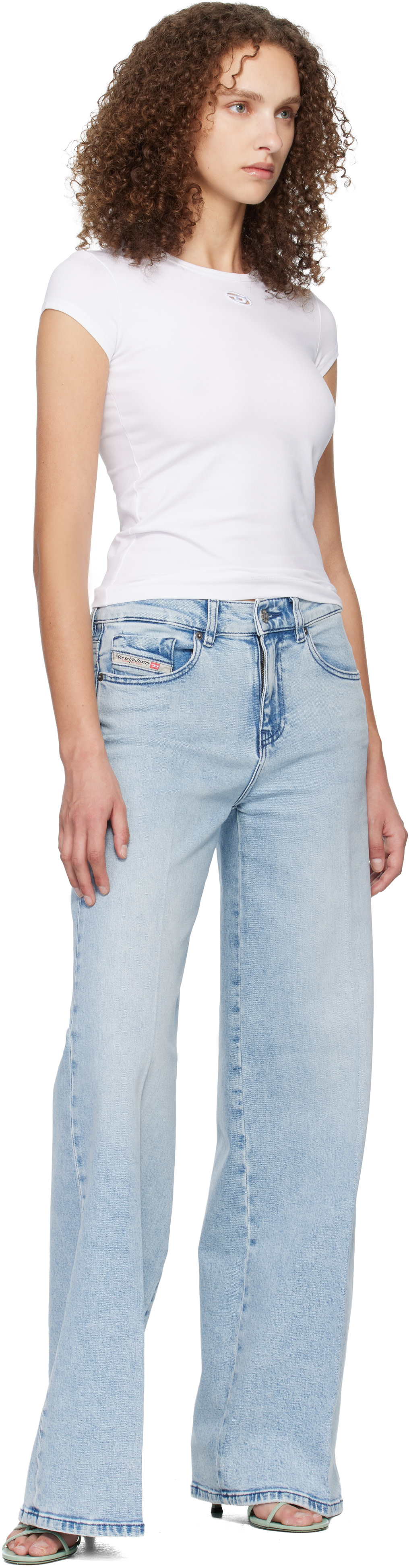 Diesel: White T-Angie-Od T-shirt | SSENSE