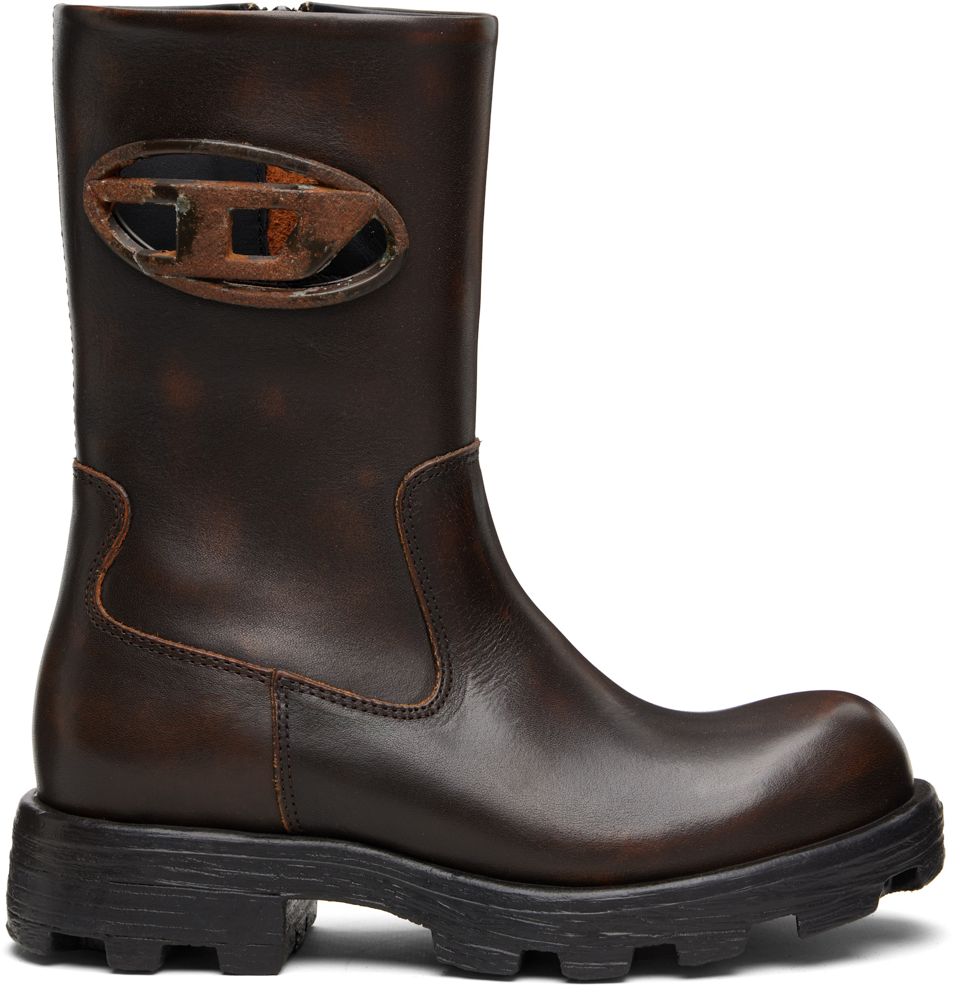 Diesel: Brown D-Hammer Bkr D W Boots | SSENSE
