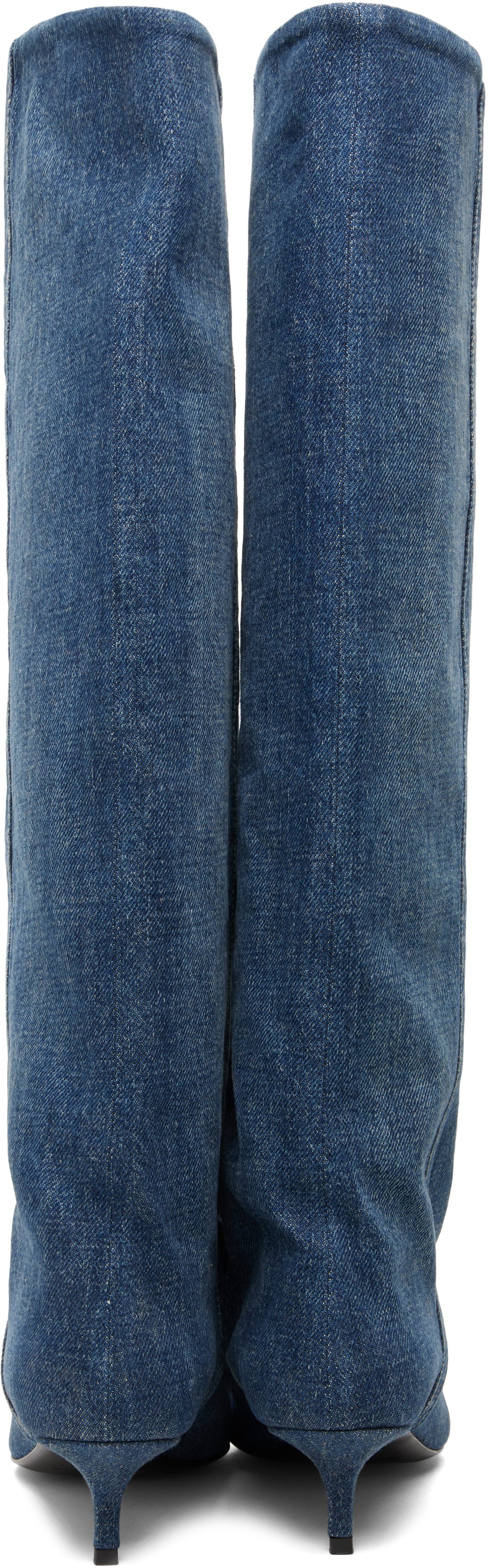 Diesel: ブルー D-Venus Kb Slouchy デニム ロングブーツ | SSENSE 日本
